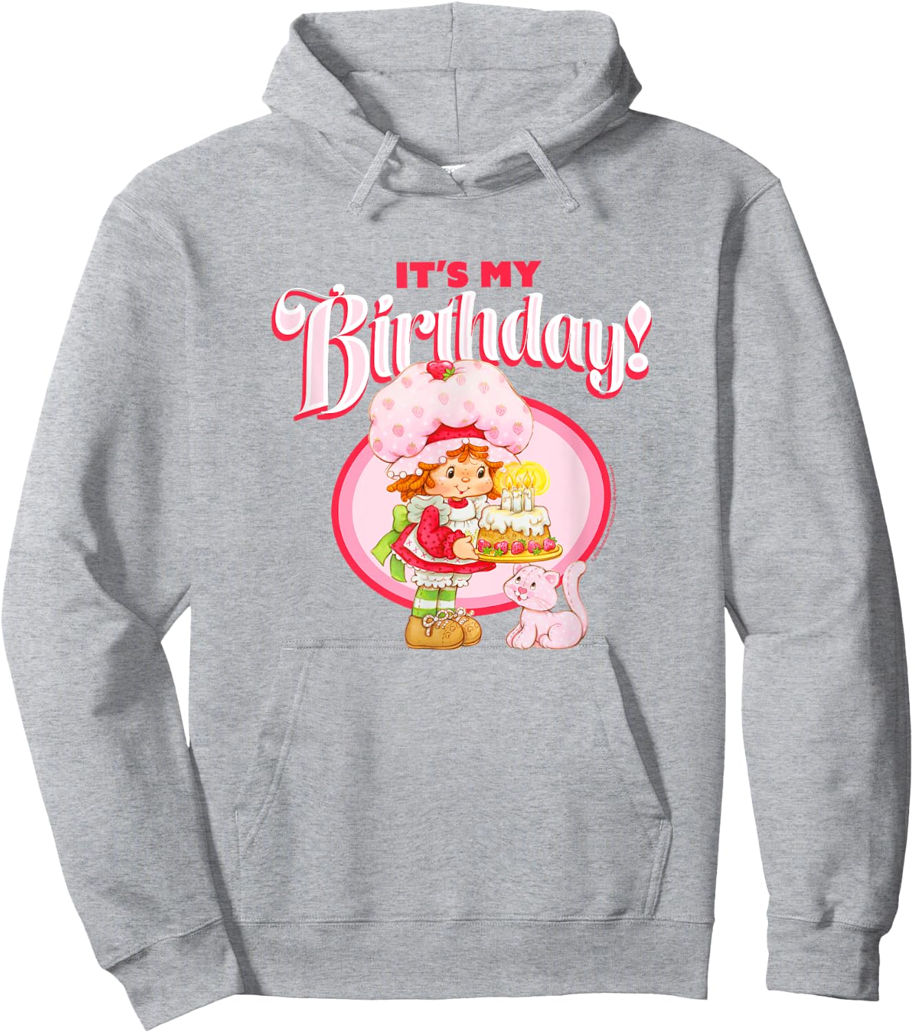 Strawberry Shortcake It's My Birthday Vintage Sweetie Hoodie - Hoodie | Ash