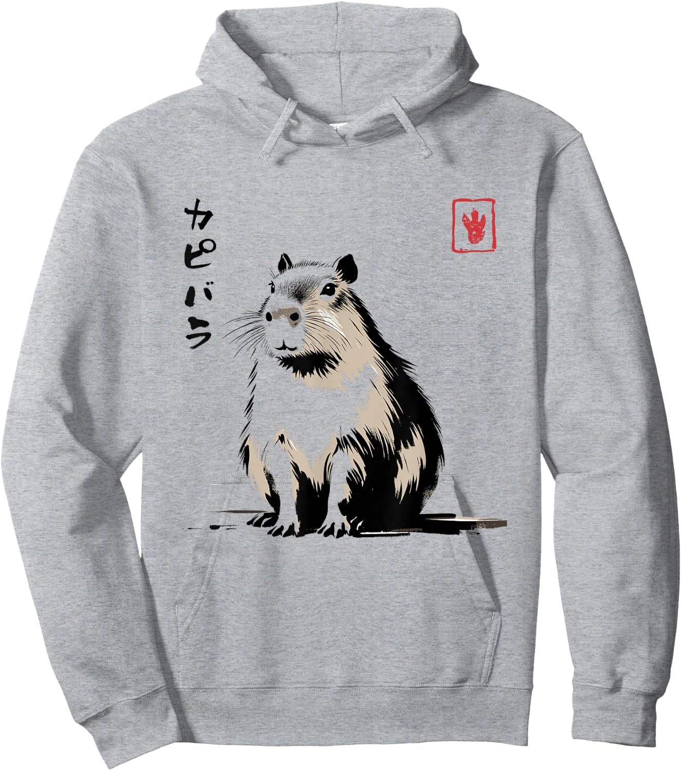 Kawaii Capybara Anime Japanese Streetwear Funny Capybara , White Hoodie - Hoodie | Ash