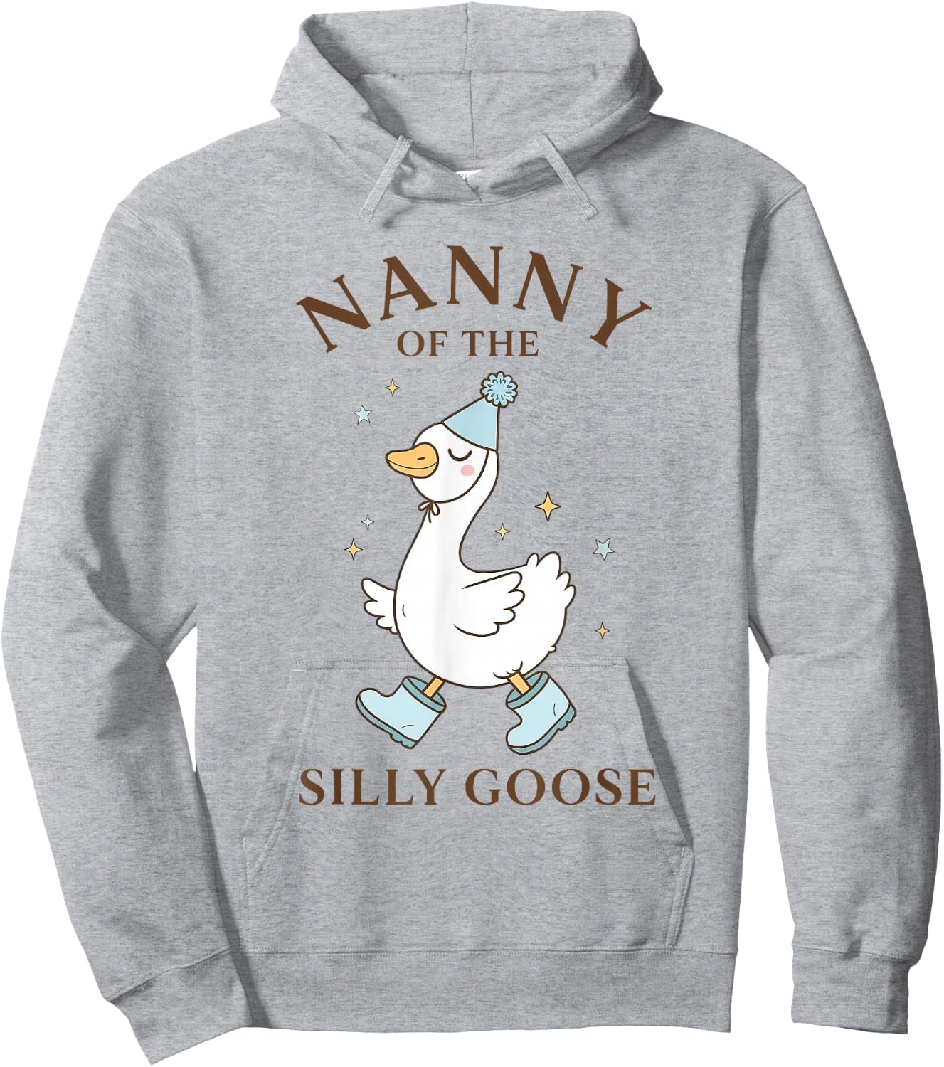 Nanny of The Silly Goose Birthday Family 1st Birthday Hoodie - Hoodie | Ash