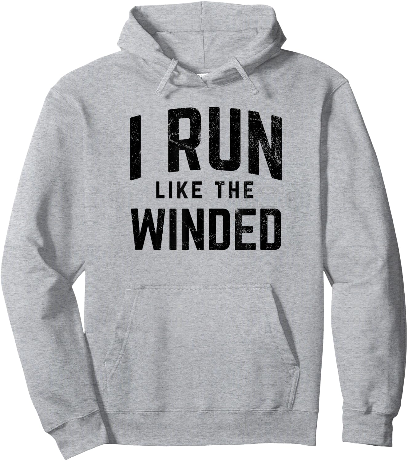 I Run Like the Winded Funny Runners Joggers Hoodie - Hoodie | Ash
