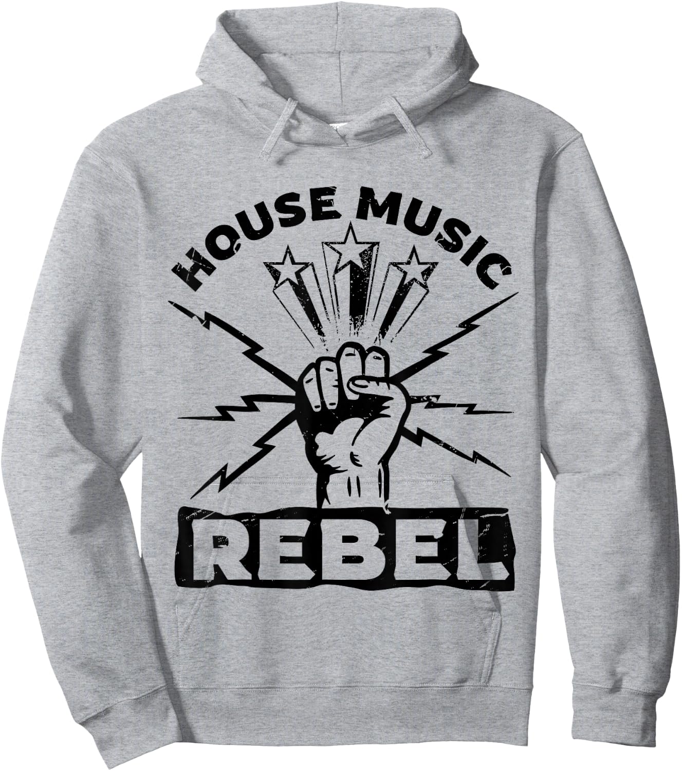 House Rebel Gear for House Musician | House Music Hoodie - Hoodie | Ash