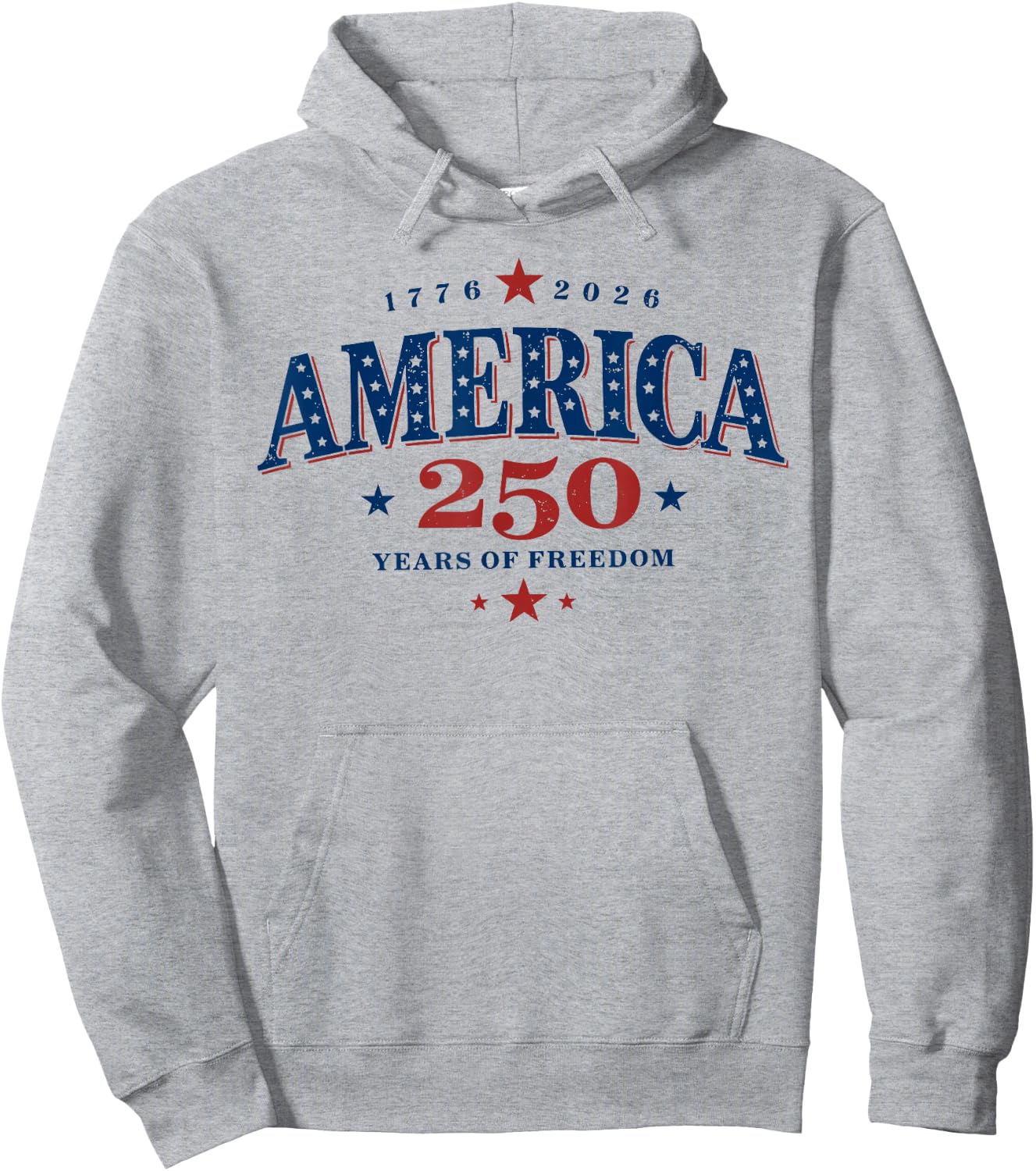 250 Years of Freedom America USA 250th Anniversary Patriotic Hoodie - Hoodie | Ash