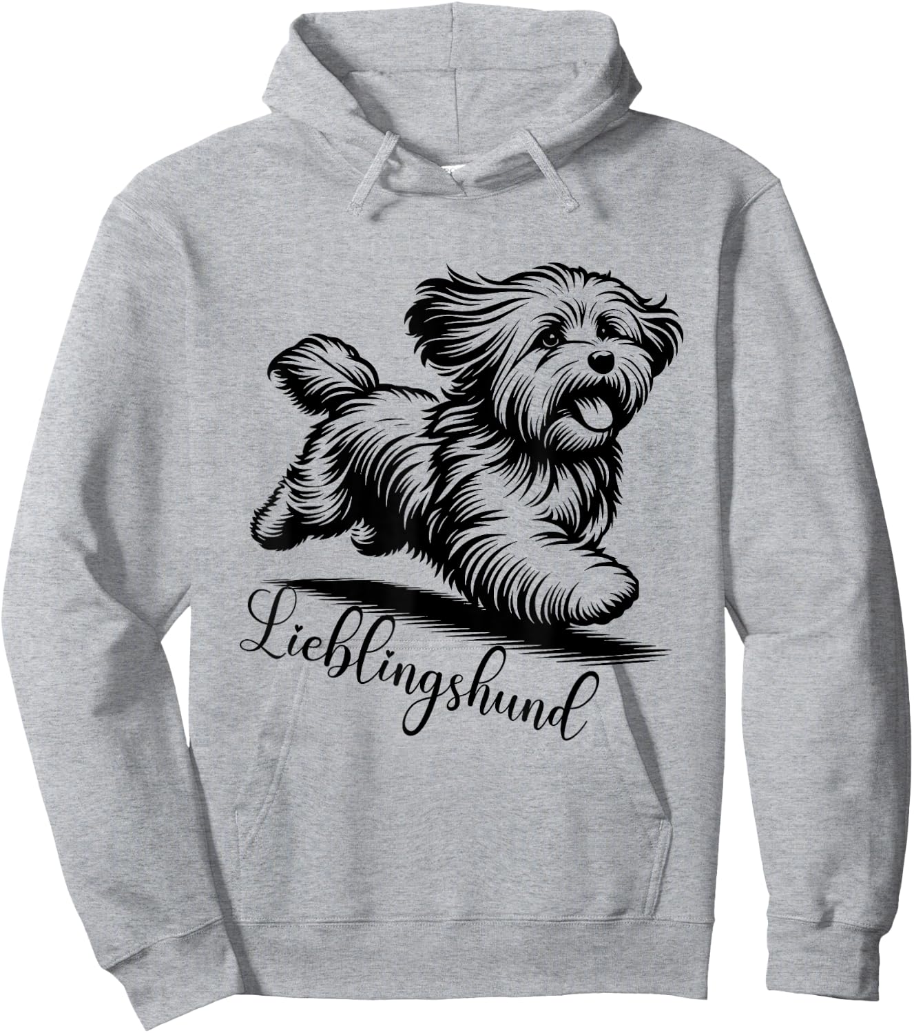 Havanese Dog , White Hoodie - Hoodie | Ash
