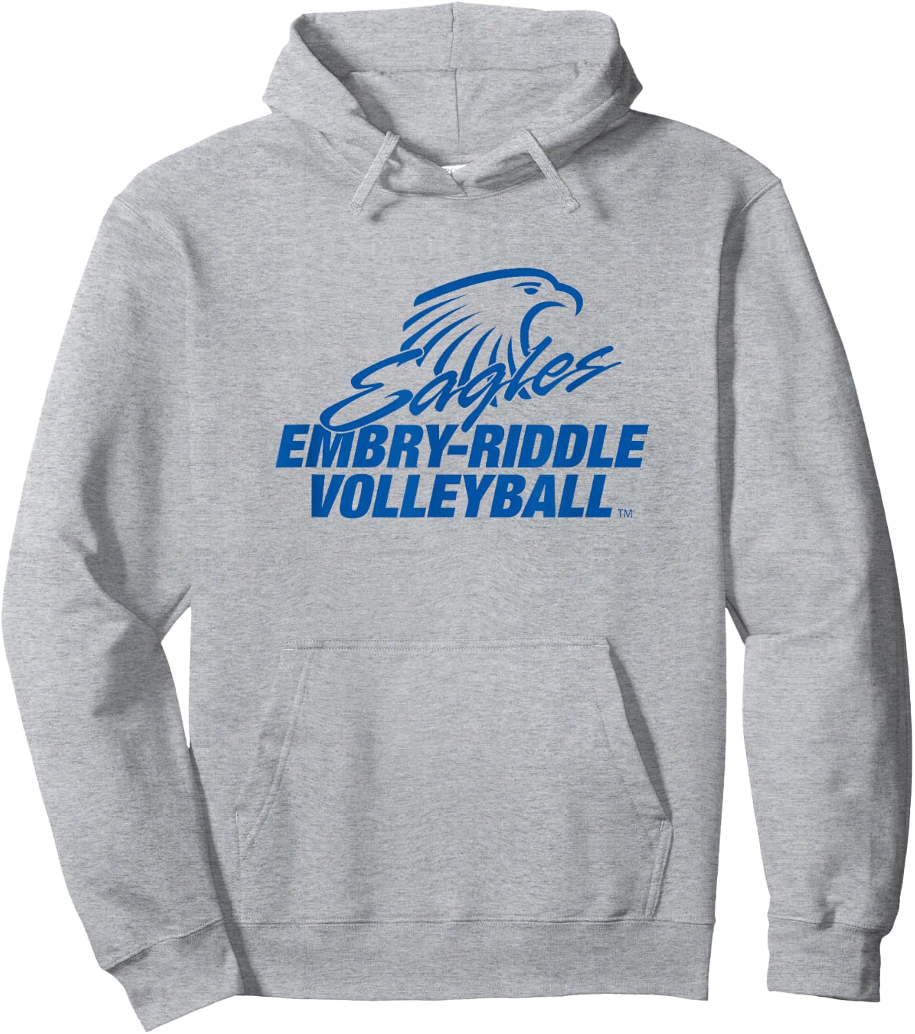Embry-Riddle Aeronautical Eagles Volleyball Sports Fan Hoodie - Hoodie | Ash