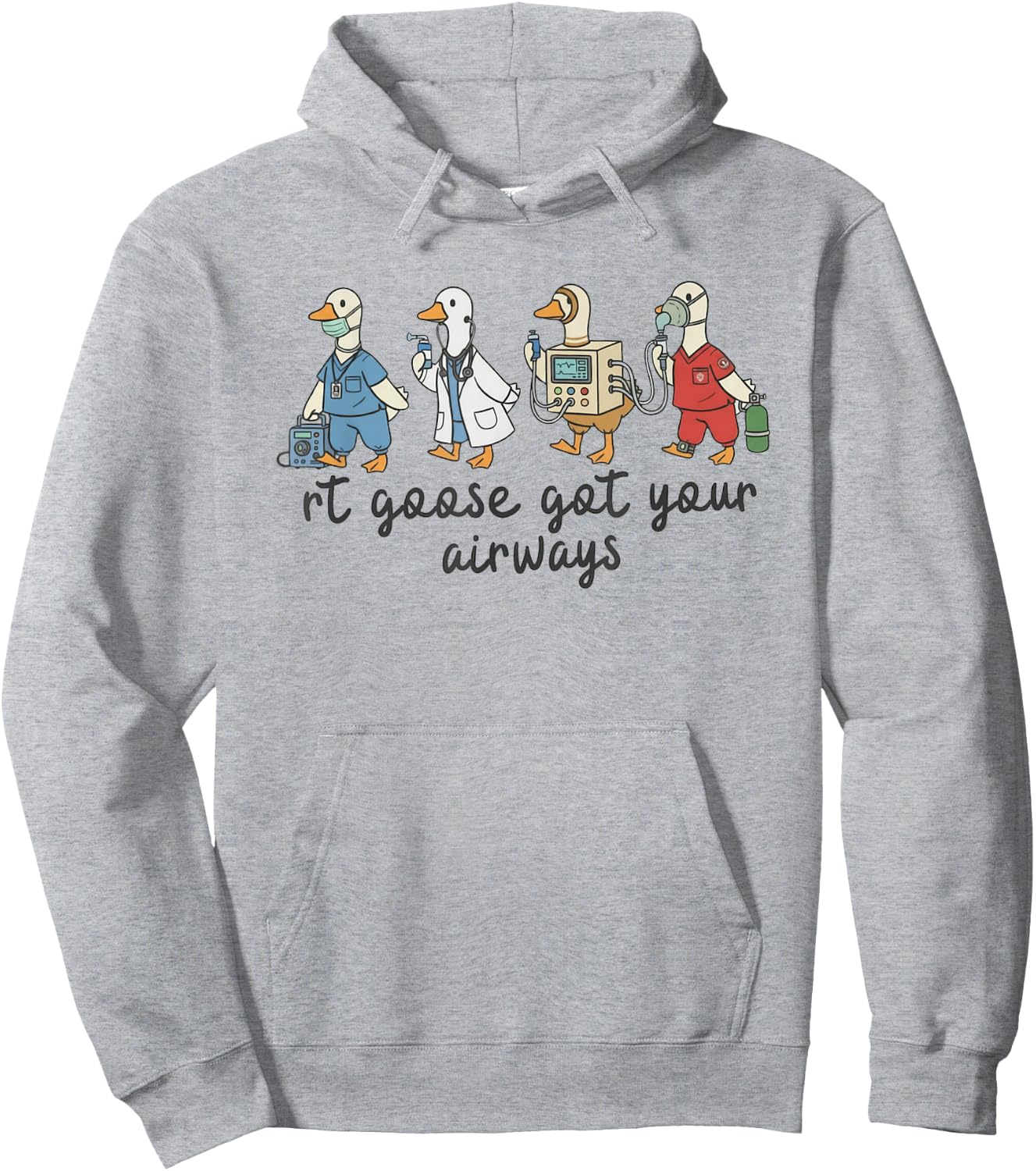 Retro Respiratory Therapy Student RT Appreciation RRT Hoodie - Hoodie | Ash