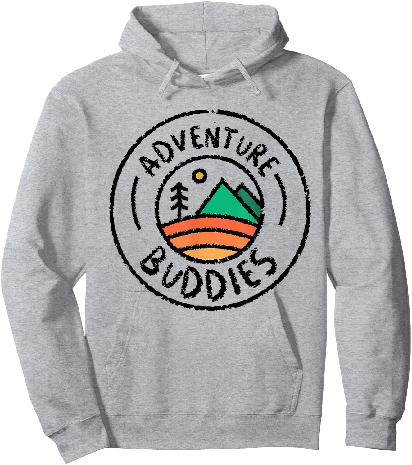 Camping Matching Shirts for Family Camper Adventure Buddies Hoodie - Hoodie | Ash
