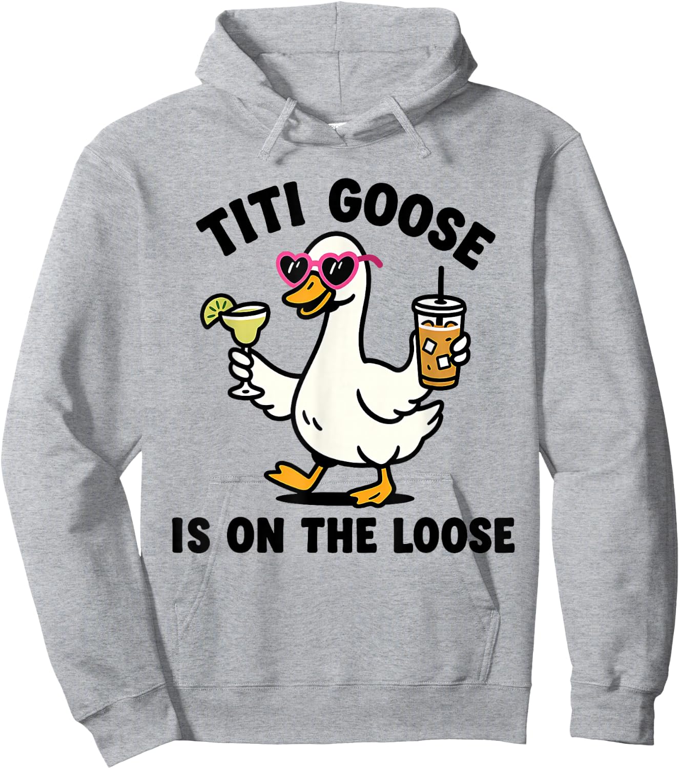 Funny Titi Goose is On The Loose Titi Goose Hoodie - Hoodie | Ash