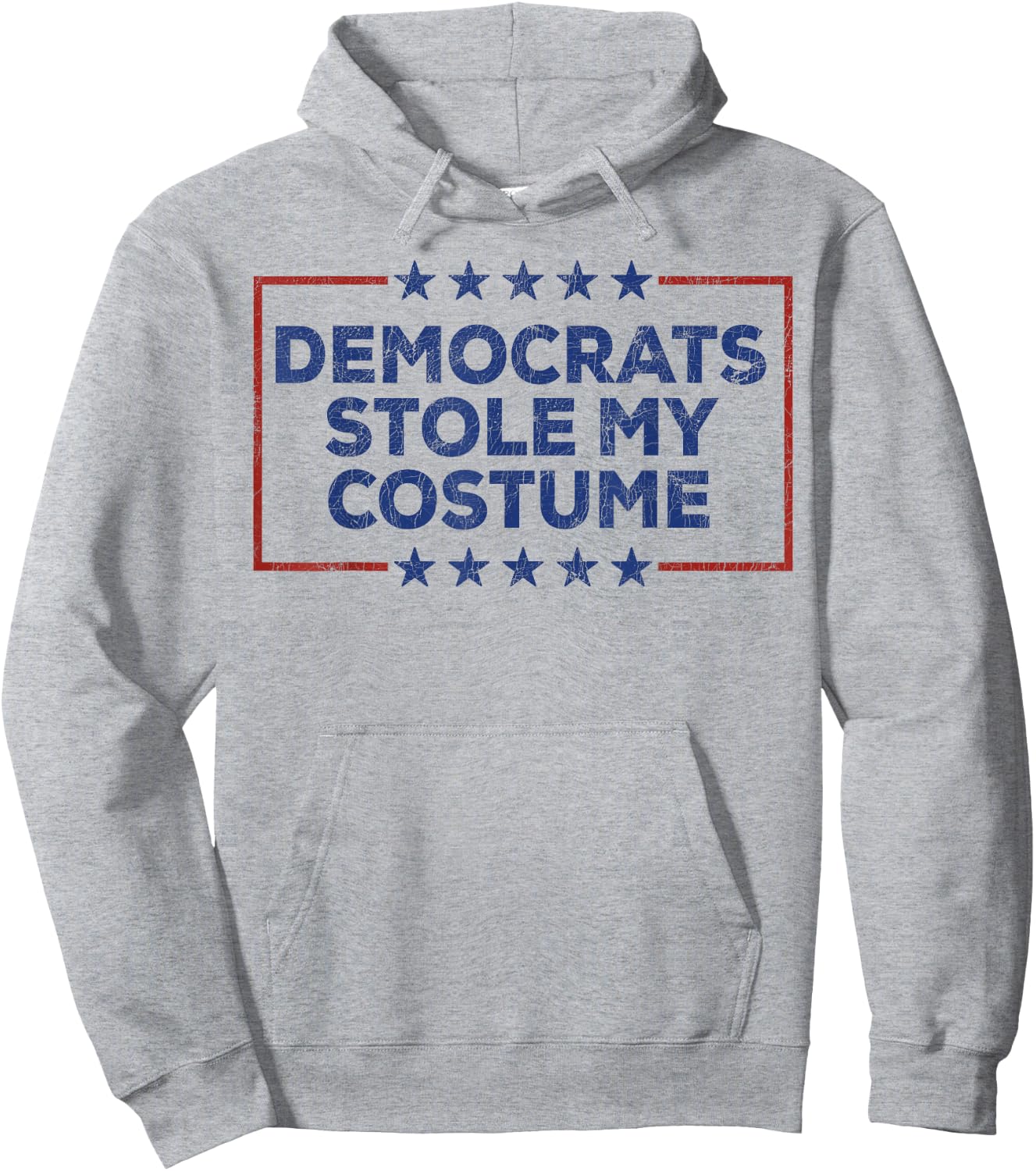 Democrats Stole My Costume, Yard Sign Trump 2024 Halloween Hoodie - Hoodie | Ash