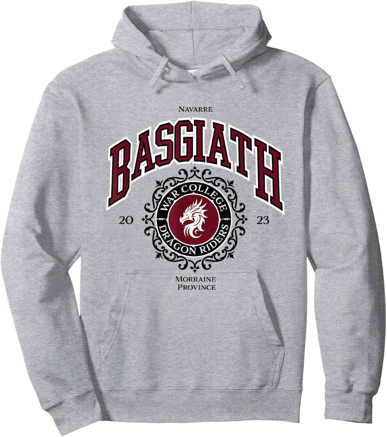 Fourth Wing The Empyrean Basgiath War College Dragon Riders Hoodie - Hoodie | Ash