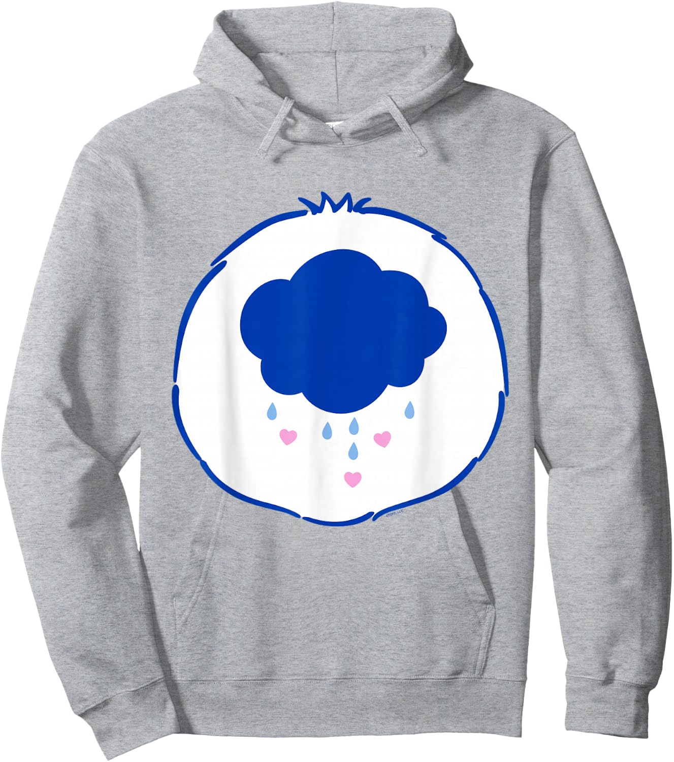 Care Bears Grumpy Belly Hoodie - Hoodie | Ash
