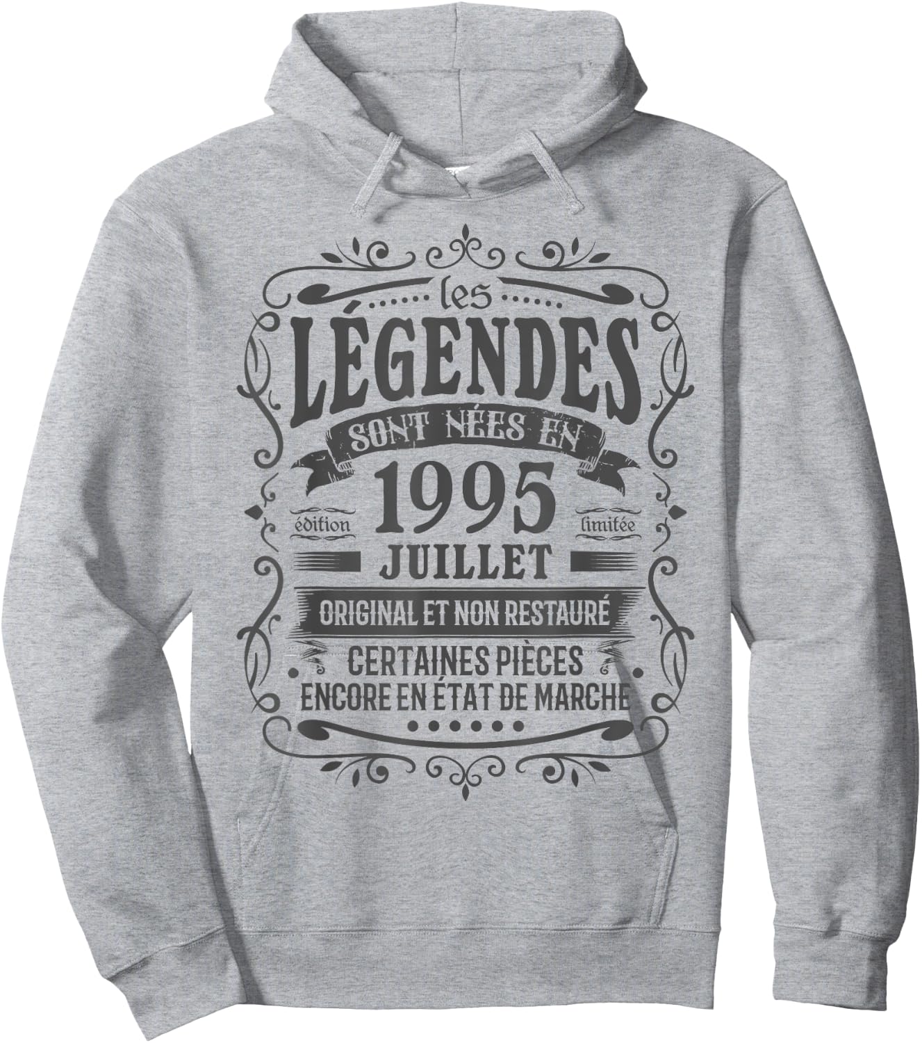 July 1995 Birthday 30 years Man Born In July 1995 Hoodie - Hoodie | Ash