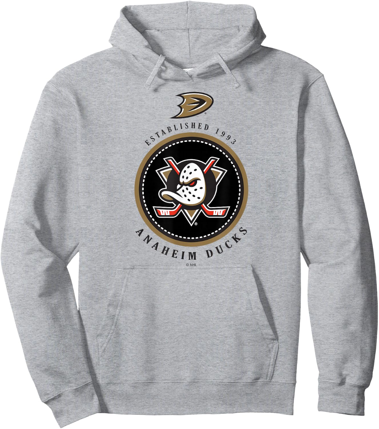 Anaheim Ducks Est 1993 Orange Officially Licensed Hoodie - Hoodie | Ash