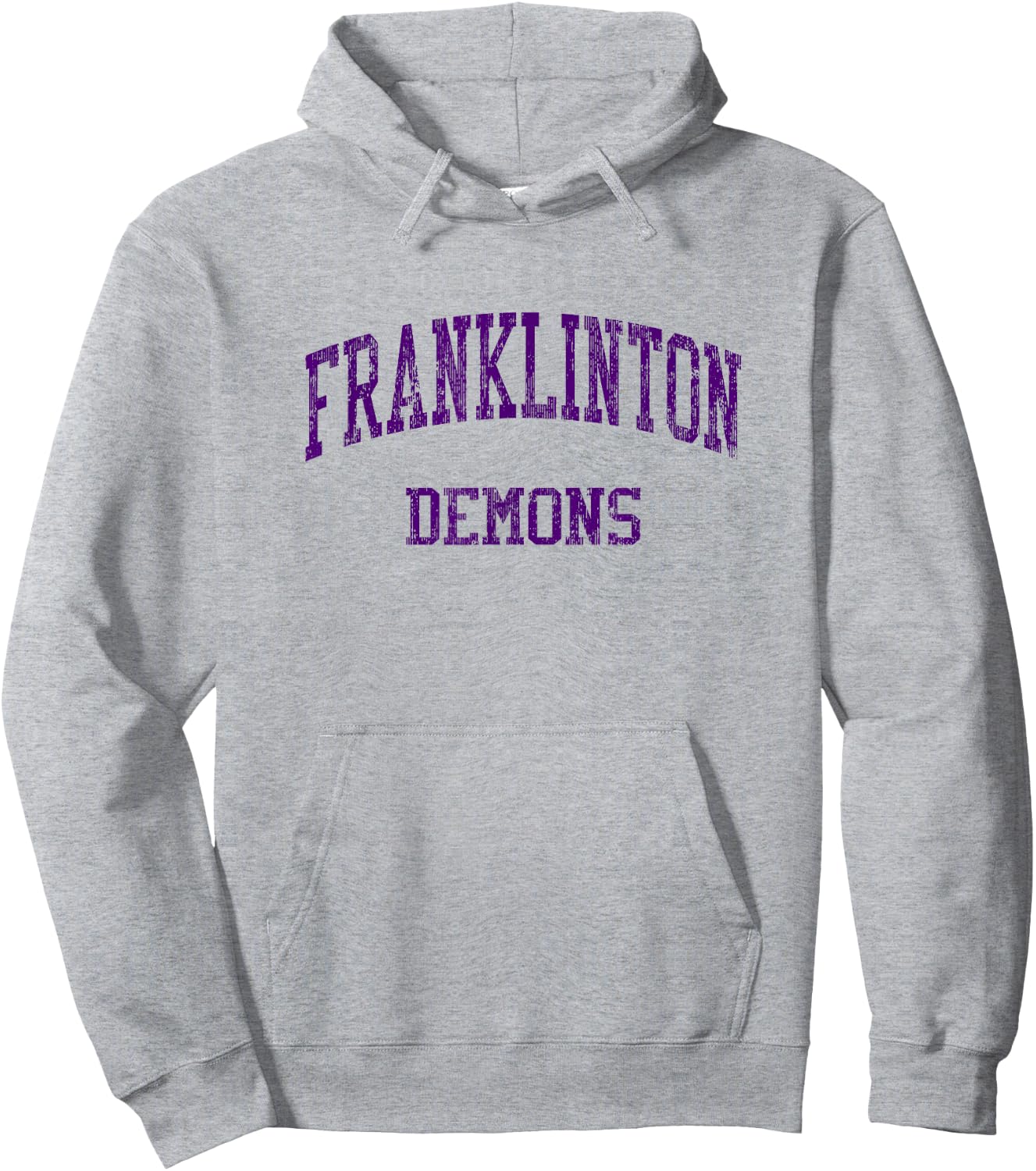 Franklinton High School HS Franklinton LA Vintage Sports Hoodie - Hoodie | Ash