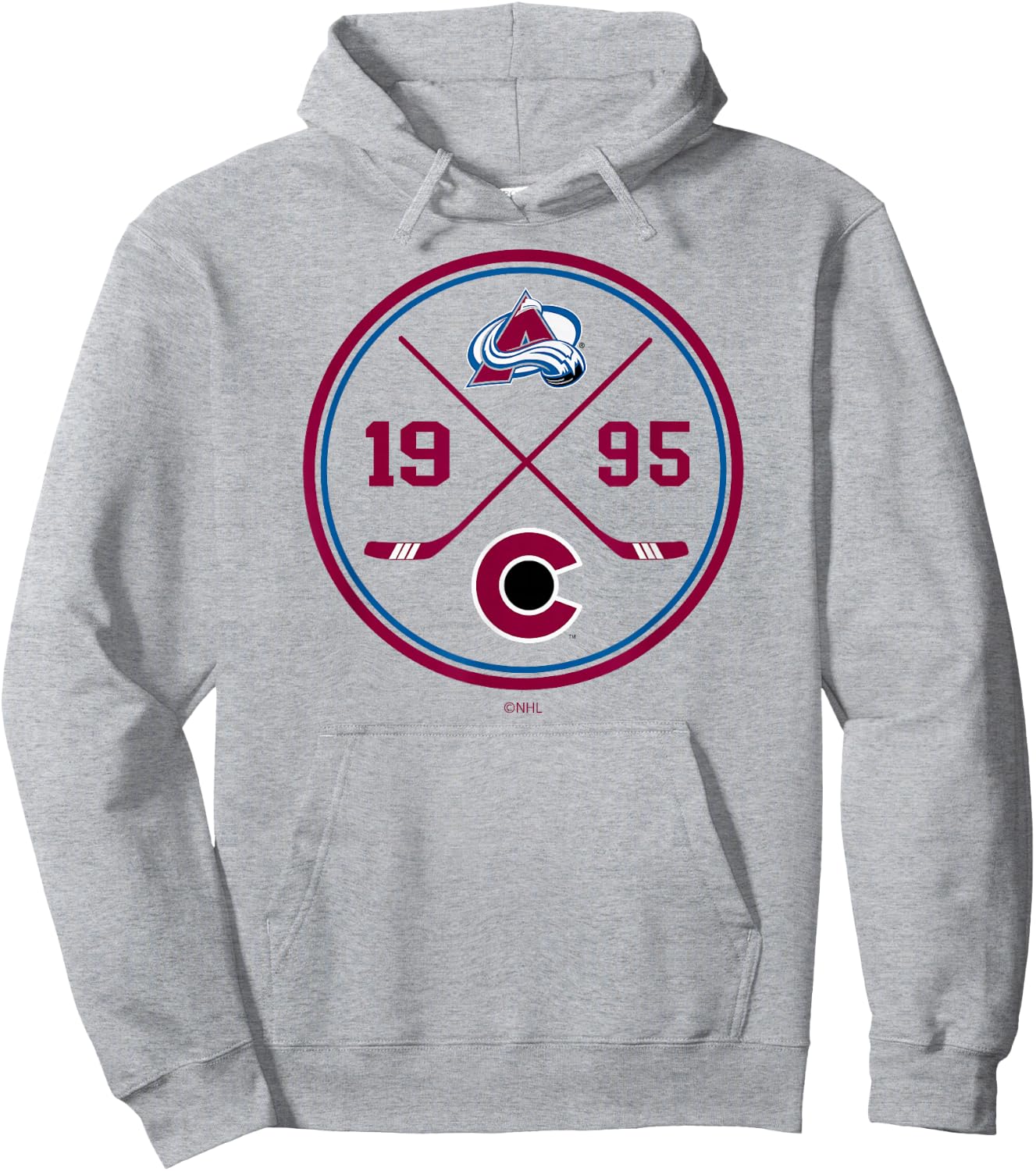 Colorado Avalanche Prize Gray Officially Licensed Hoodie - Hoodie | Ash