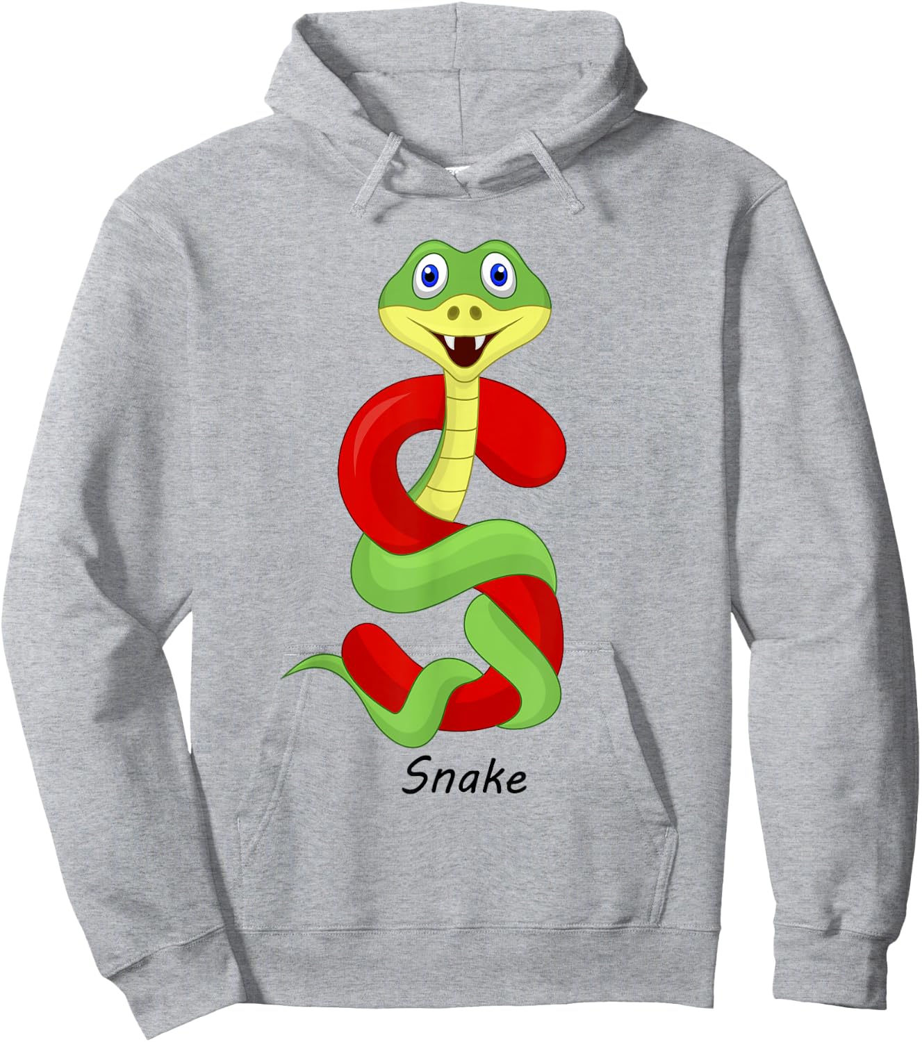 Children's Letters Motif S Like Snake Hoodie - Hoodie | Ash