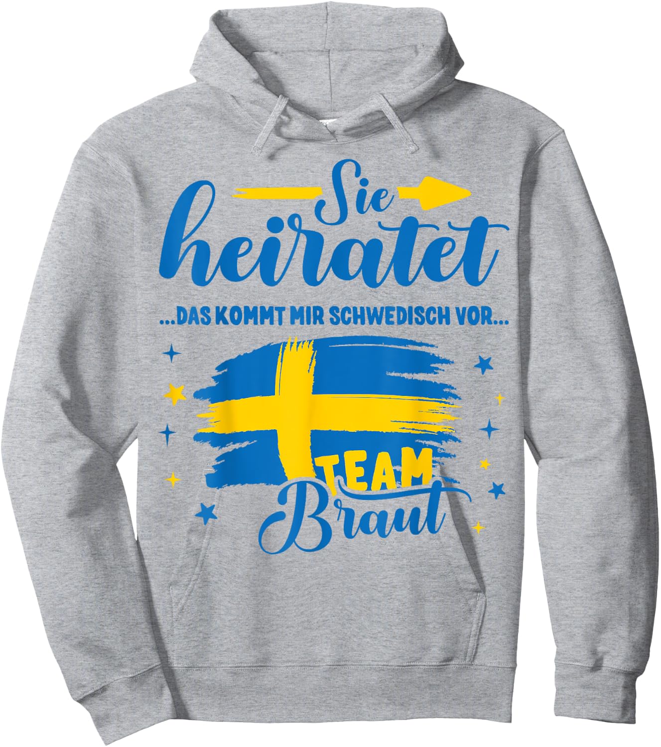 JGA Frauen Schweden Poltern Junggesellinnenabschied Hoodie - Hoodie | Ash