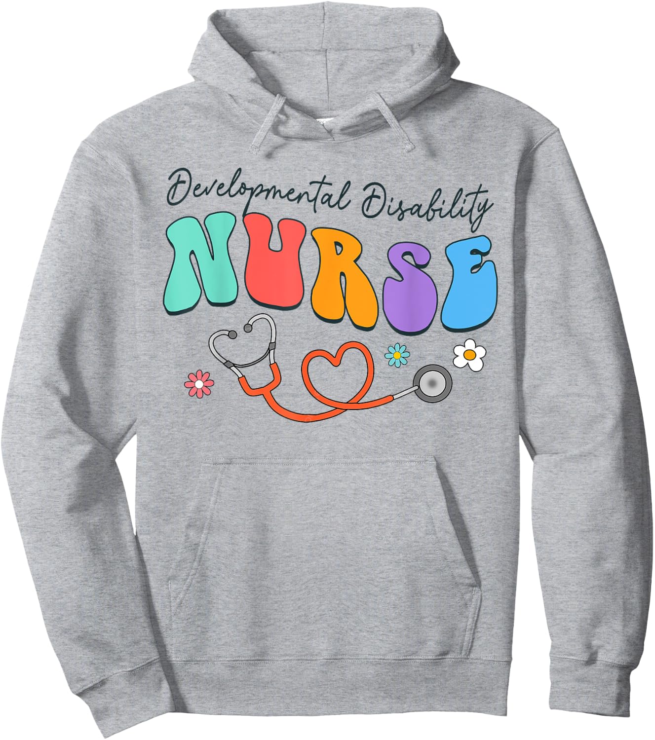 Developmental Disability Nurse Squad Nurse Life Nursing Hoodie - Hoodie | Ash