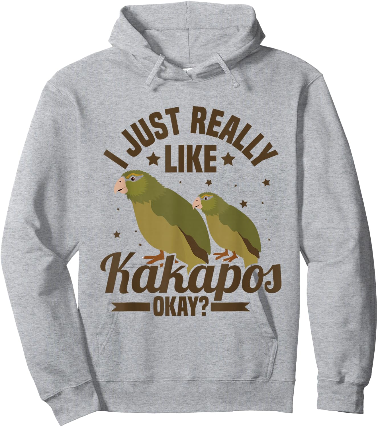I just really like kakapos, okay? Quote for a Kakapo lover Hoodie - Hoodie | Ash