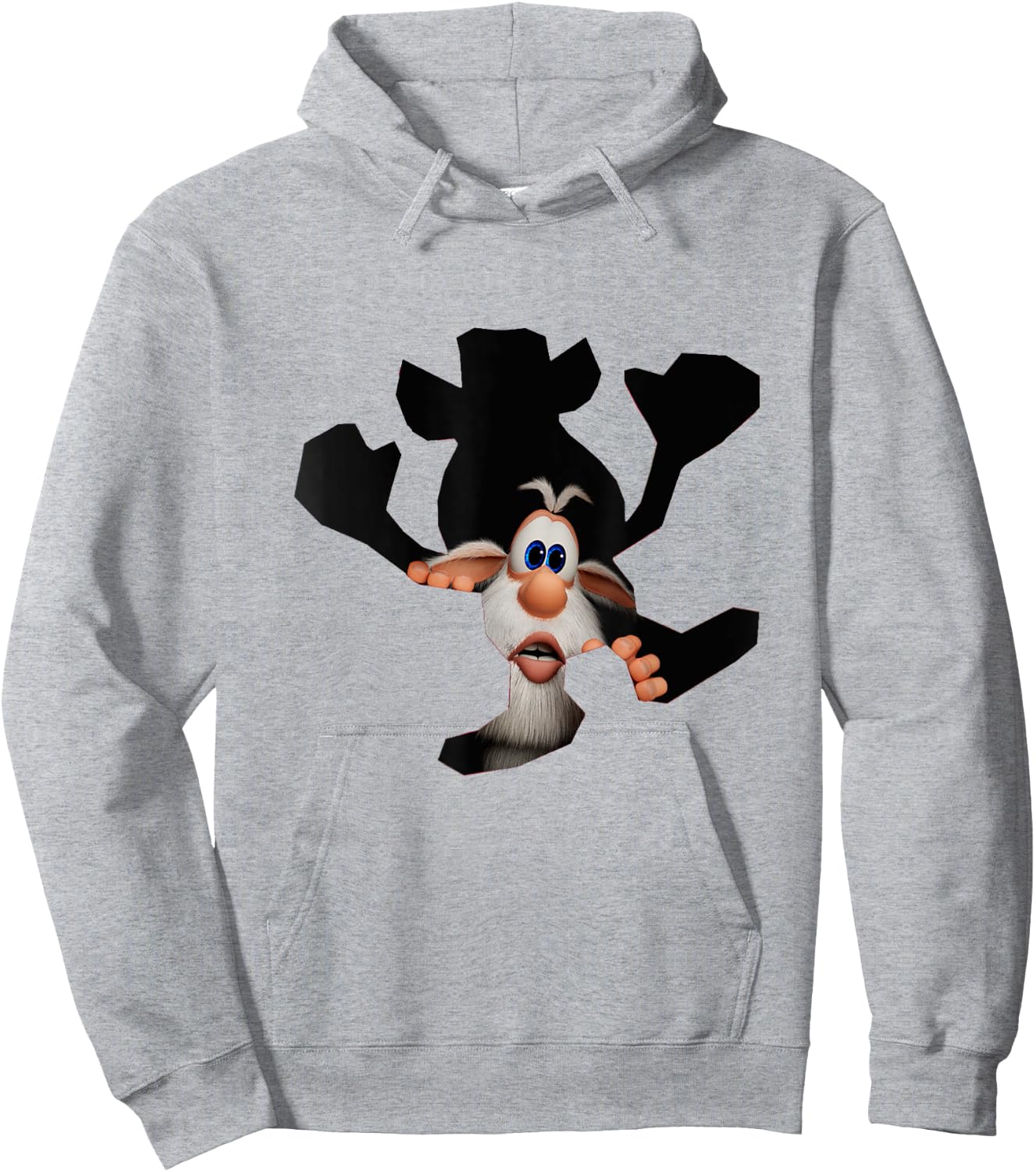 Wall Hole Booba Hoodie - Hoodie | Ash