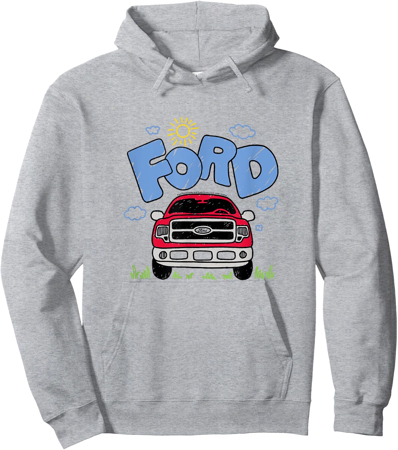 Ford F150 Doodle 2009 Hoodie - Hoodie | Ash