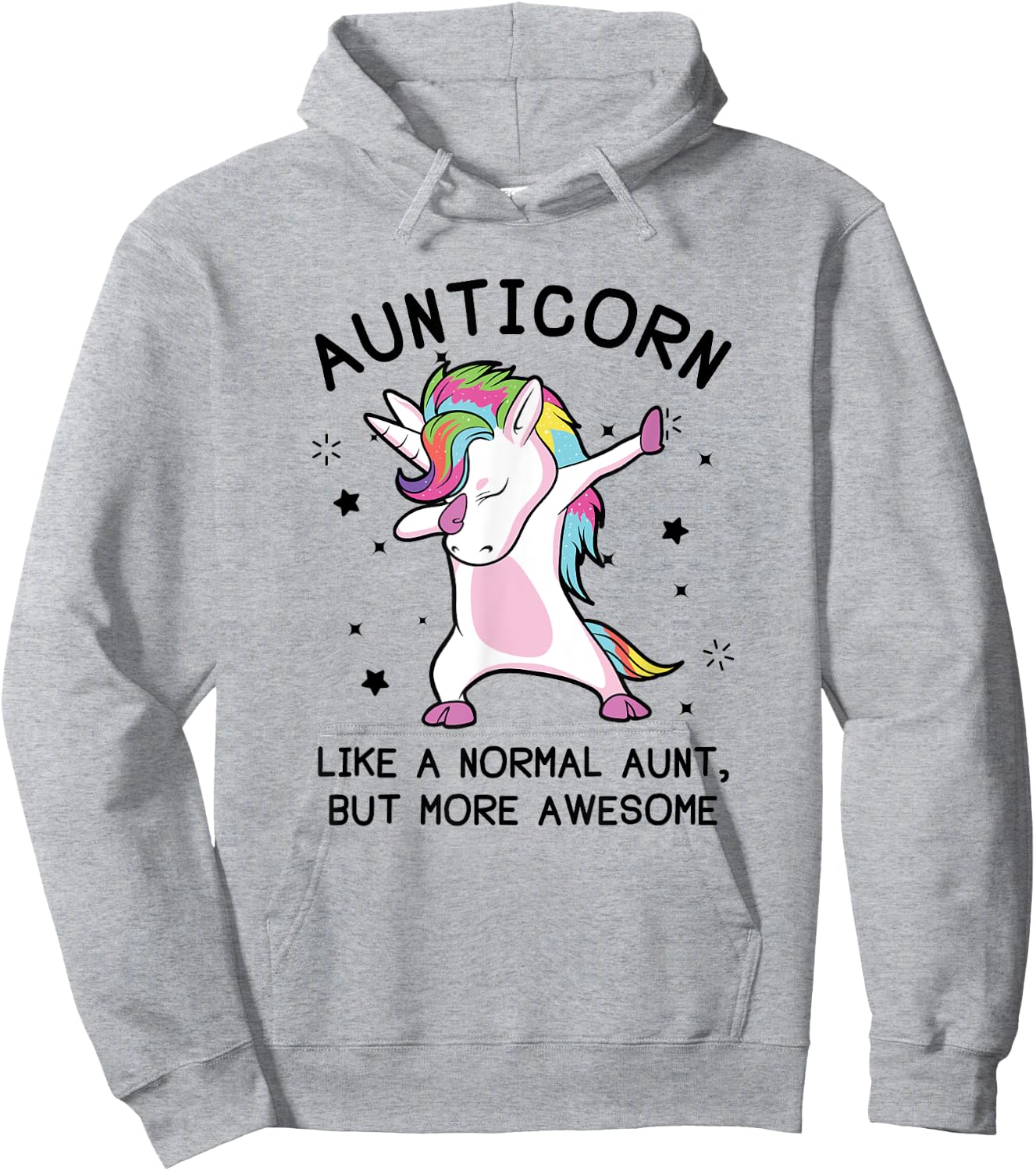 Aunt Unicorn Shirts, Aunticorn Awesome Unicorn Aunt Hoodie - Hoodie | Ash
