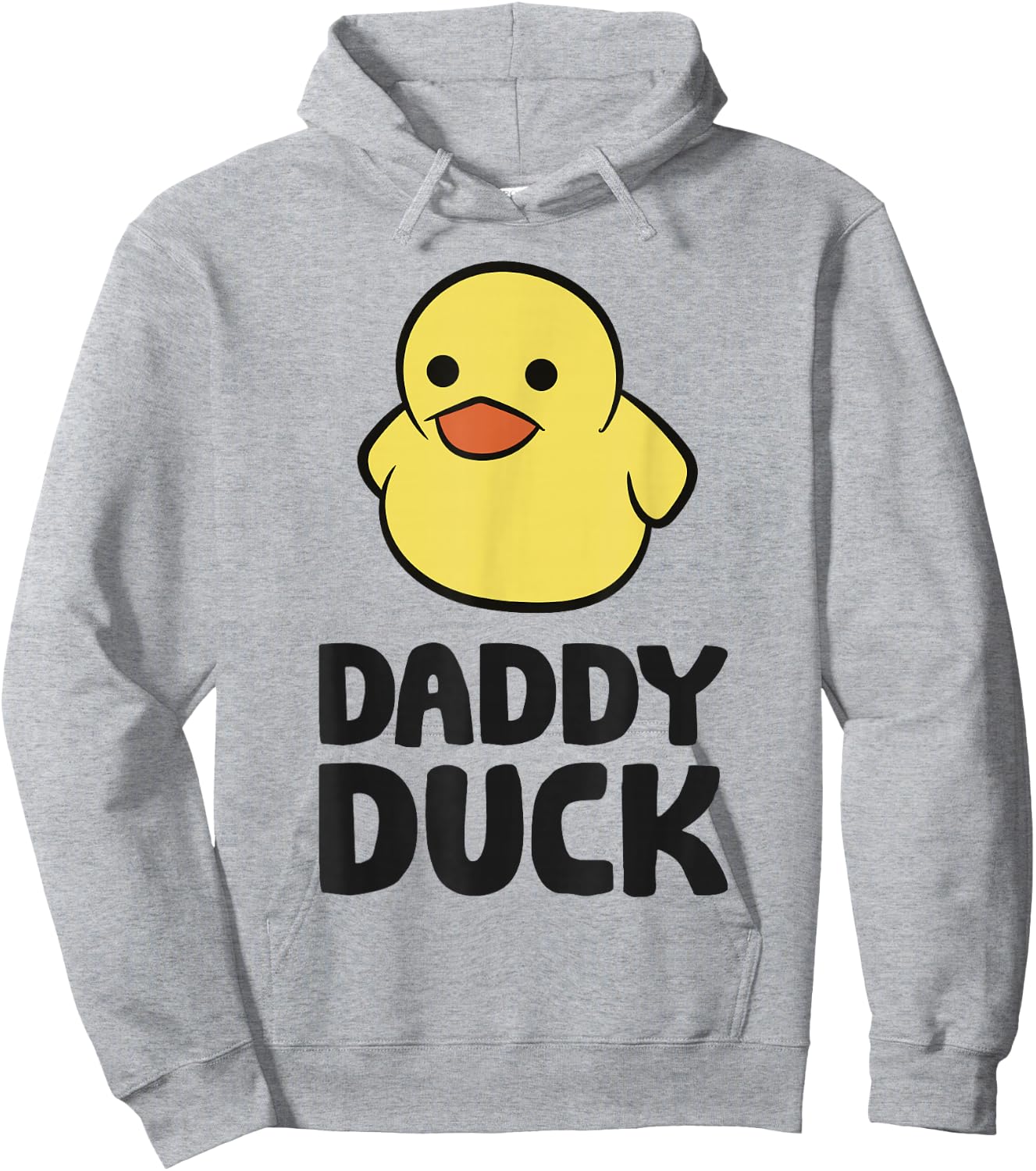 Daddy Duck Rubber Duck Dad Hoodie - Hoodie | Ash