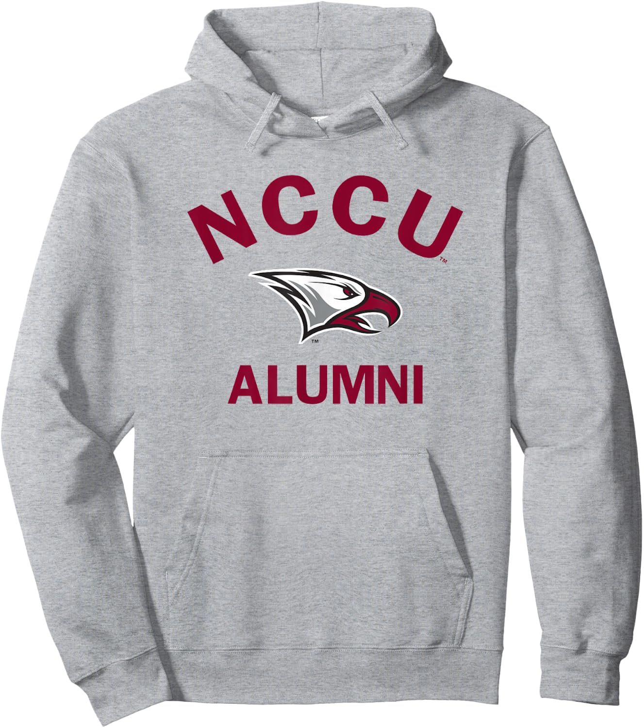 North Carolina Central NCCU Eagle Arched Alumni Hoodie - Hoodie | Ash