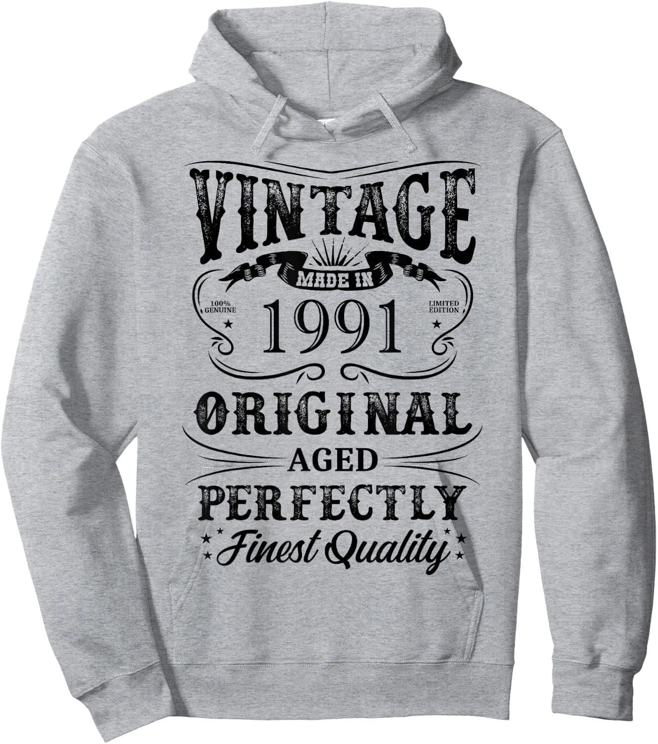 Millésime 1991 Légendaire Depuis 1991 Hoodie - Hoodie | Ash