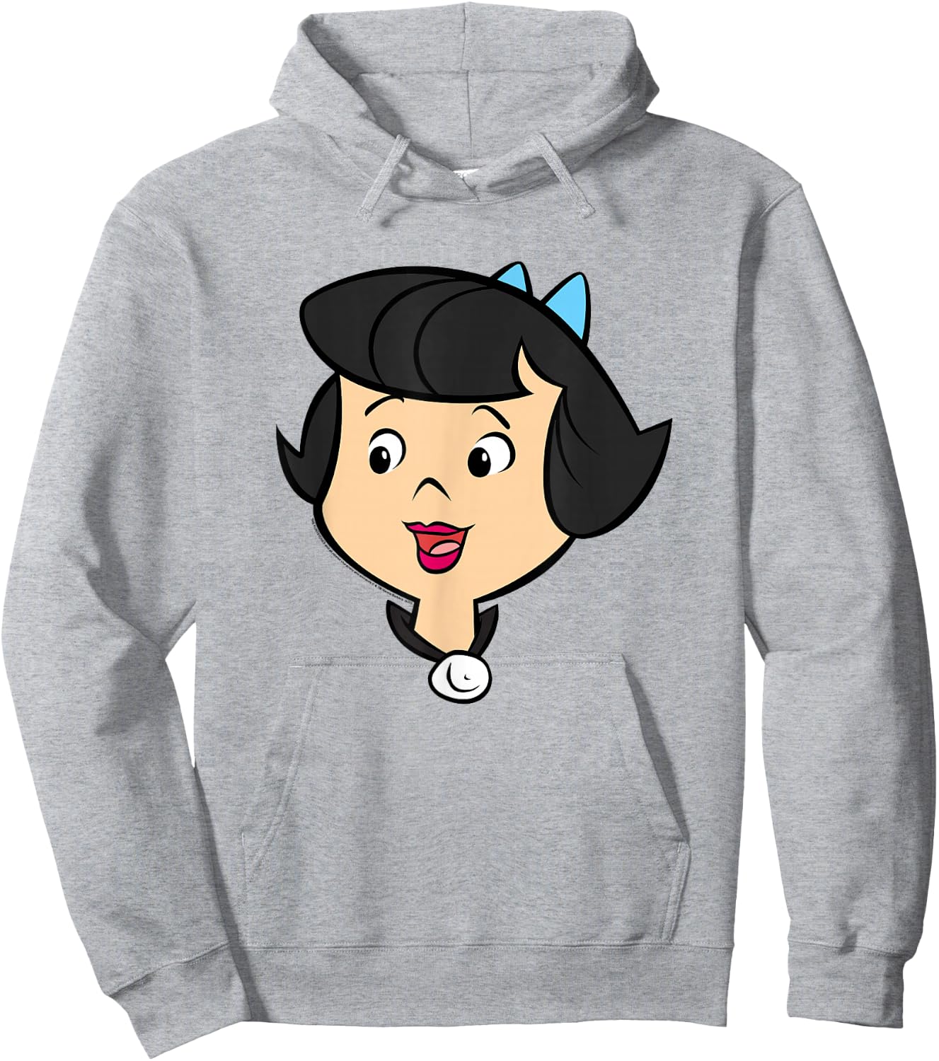 The Flintstones Betty Rubble Big Face Hoodie - Hoodie | Ash