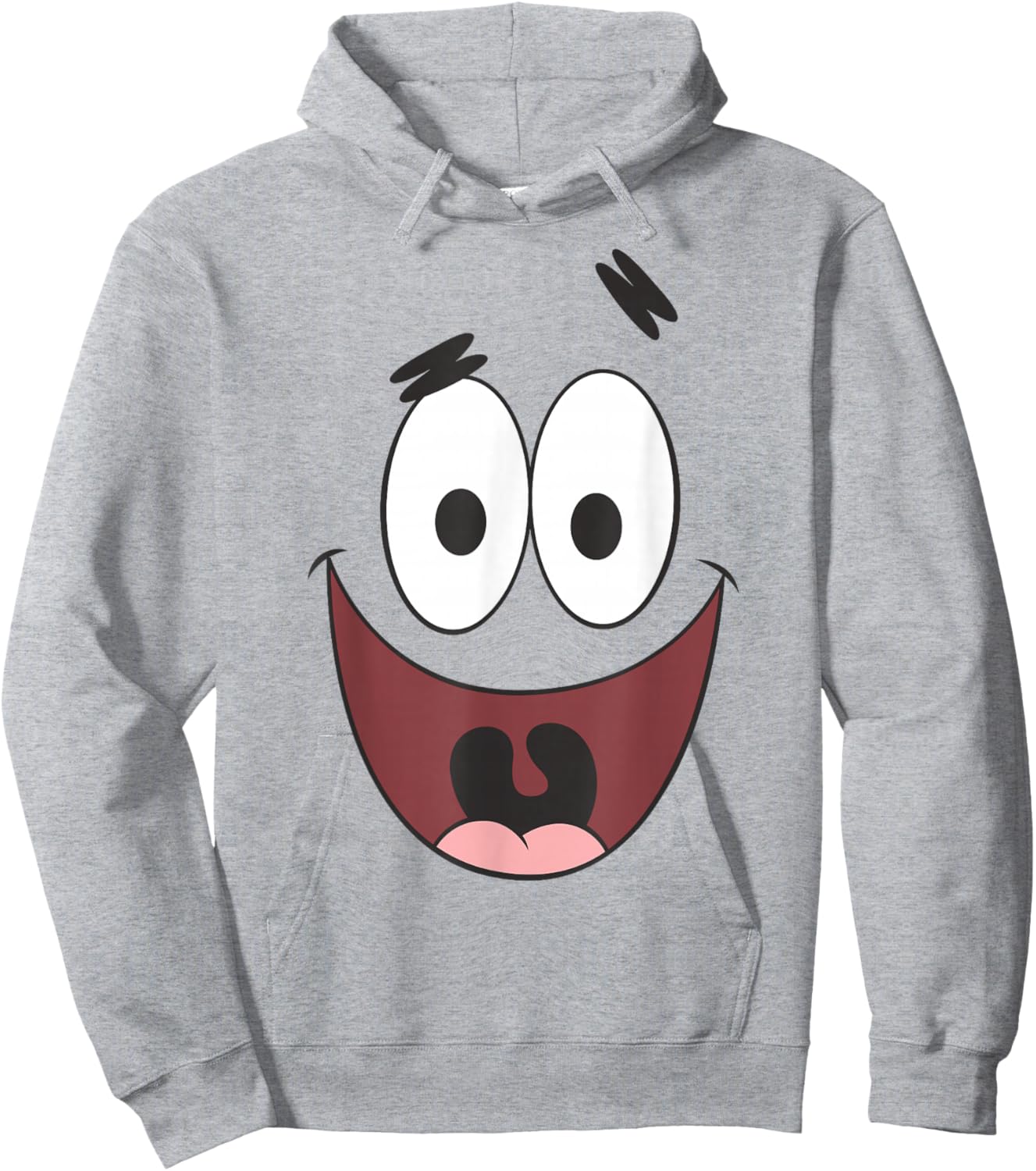 SpongeBob SquarePants Halloween Big Patrick Face Costume , pink Hoodie - Hoodie | Ash