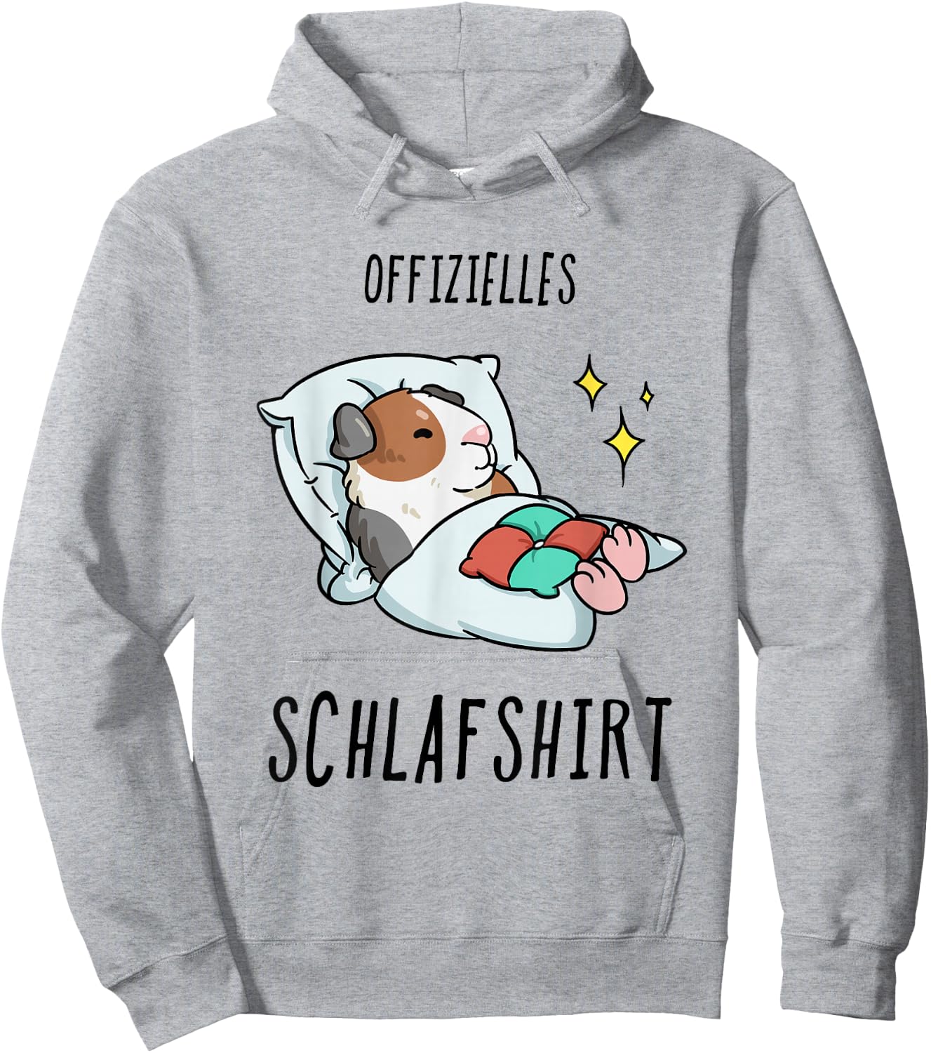 Alle Meerschweinchen Angebote Women's Pyjamas Short Sleeve Grey Small EU 38-40 Hoodie - Hoodie | Ash