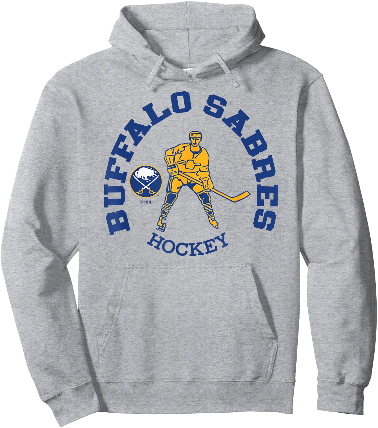 Buffalo Sabres Edge Gray Officially Licensed Hoodie - Hoodie | Ash