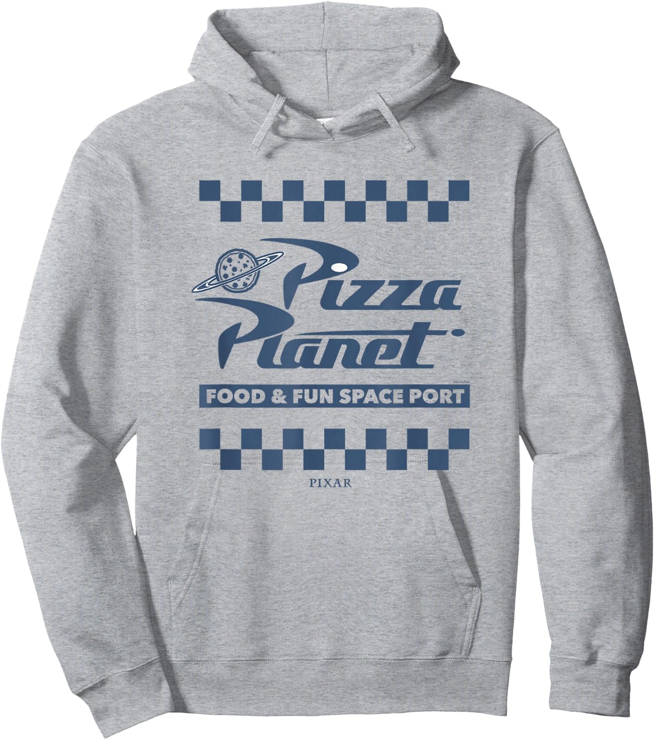 Disney Pixar Toy Story 5 Pizza Planet Logo Poster Hoodie - Hoodie | Ash