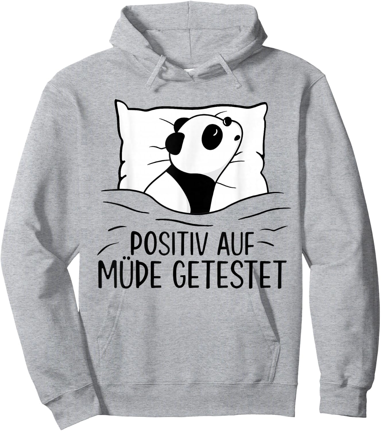 Cute Panda Official Sleep Shirt Pyjamas , White, s Hoodie - Hoodie | Ash
