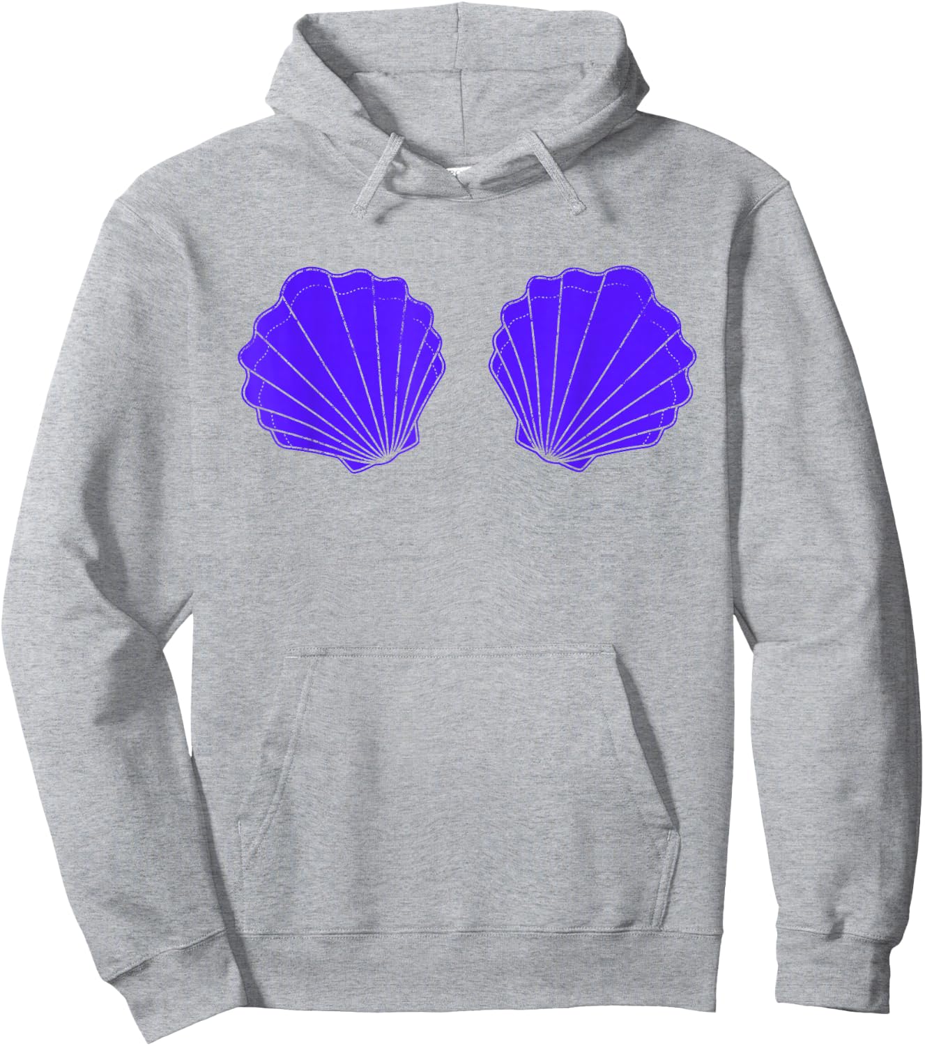 Mermaid Seashell Bikini Sea Shells Mermaid Costume Hoodie - Hoodie | Ash