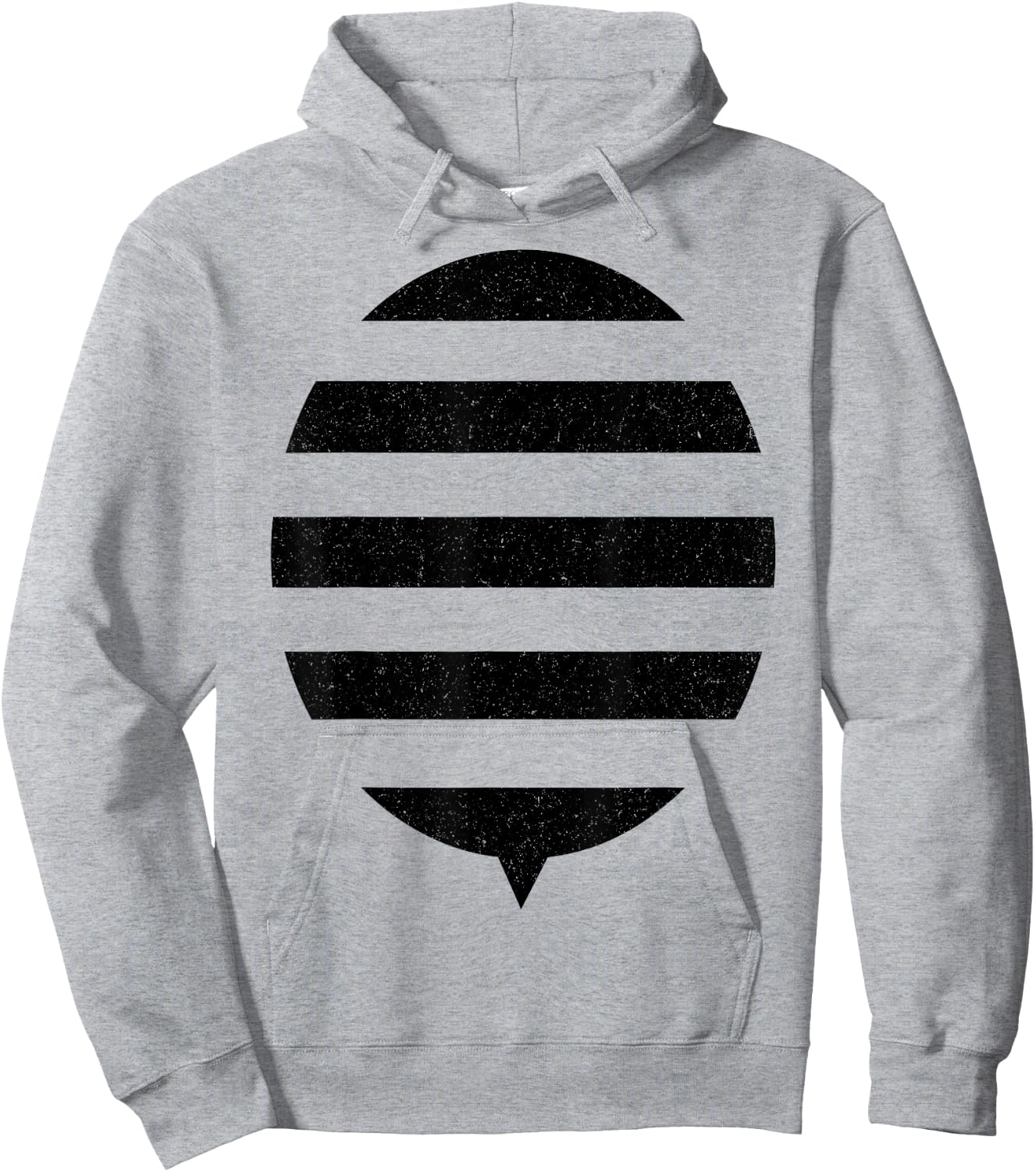 Bumblebee Bee Costume Kids Boys Girls Easy DIY Halloween Hoodie - Hoodie | Ash