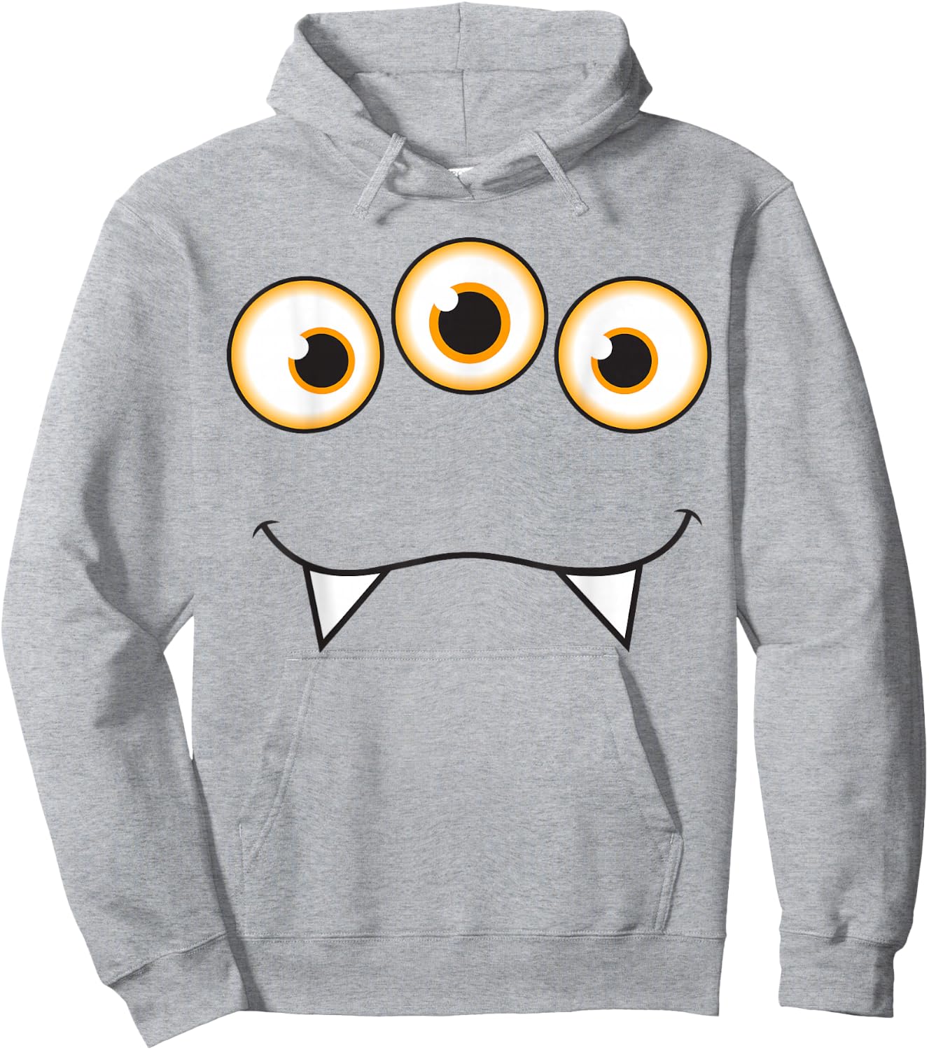 Monster Face Halloween - Cute Monster Costume , blue Hoodie - Hoodie | Ash