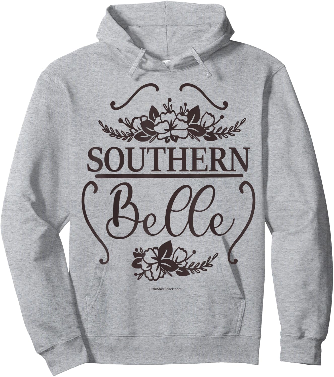 Southern Belle. South Country Funny Hoodie - Hoodie | Ash