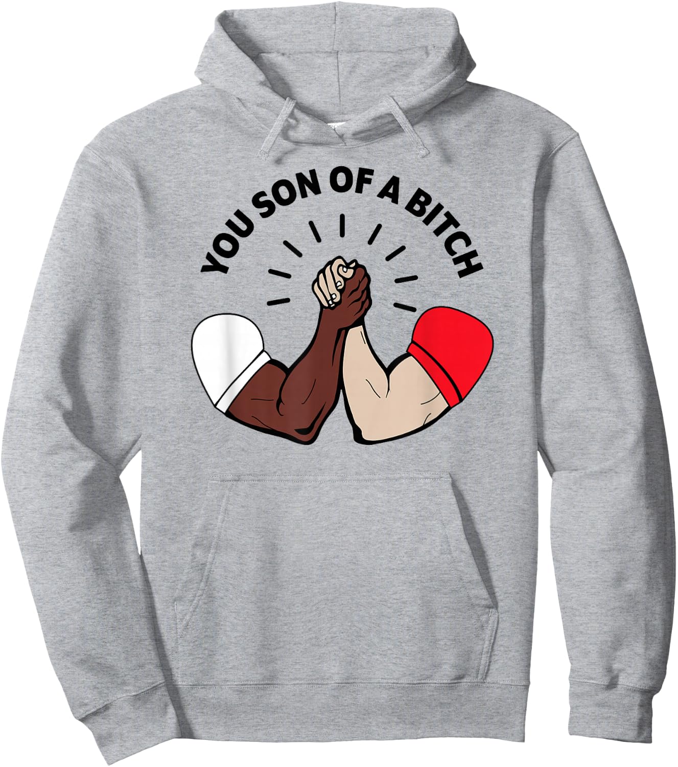Epic Handshake Son of a Bitch Hoodie - Hoodie | Ash
