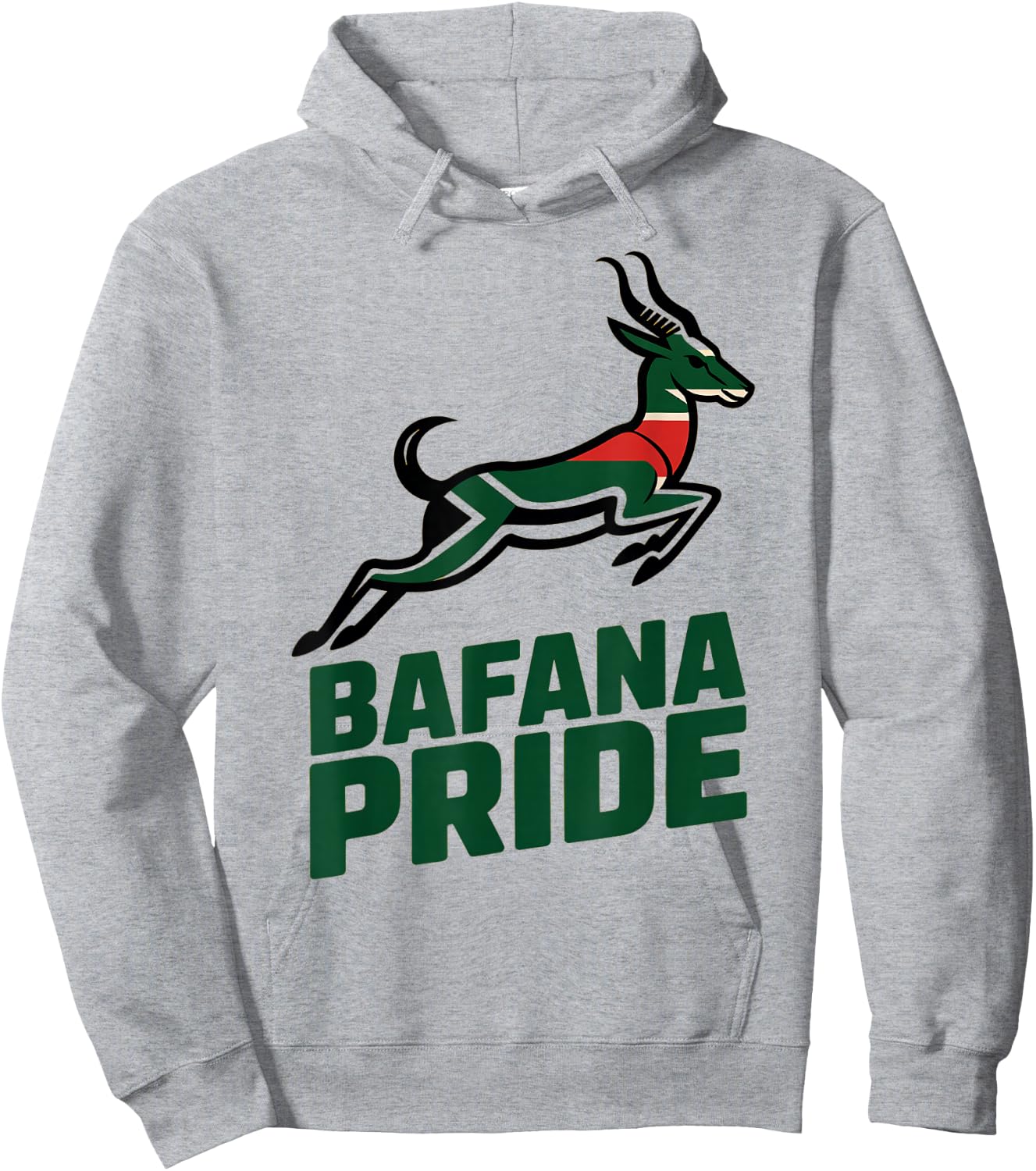 Proud South Africa BAFANA Pride Cheer Favorite Country Hoodie - Hoodie | Ash