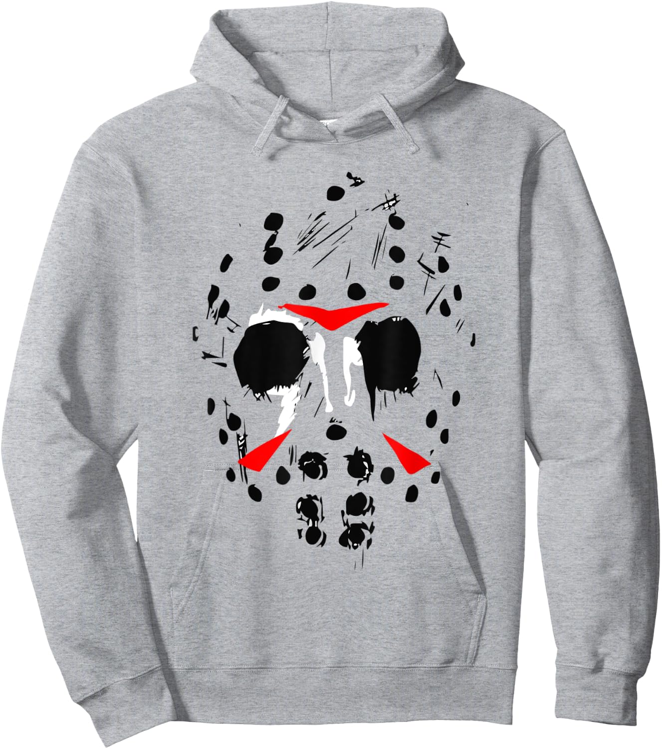 Jason Hockey Mask Halloween Shirt Friday 13TH Hoodie - Hoodie | Ash