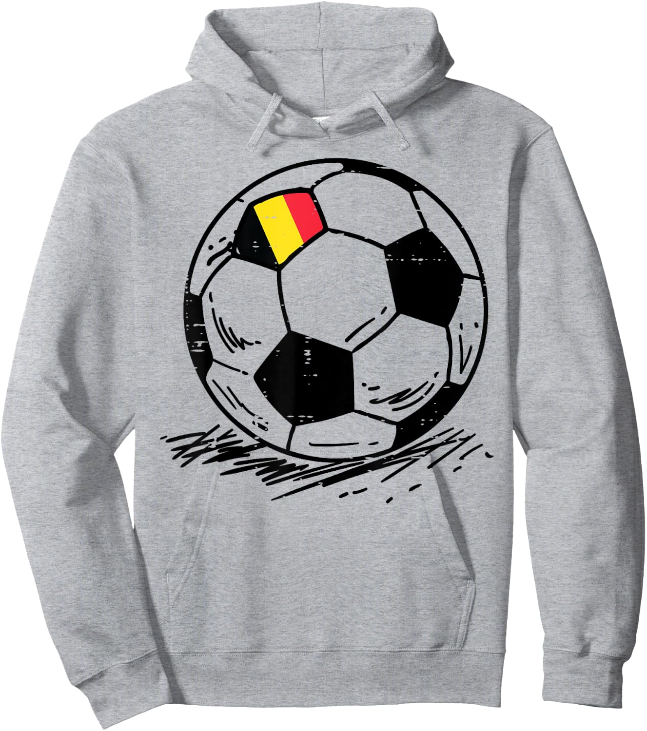 Belgium Flag Belgian Soccer Football Fan Men Women Kids Hoodie - Hoodie | Ash