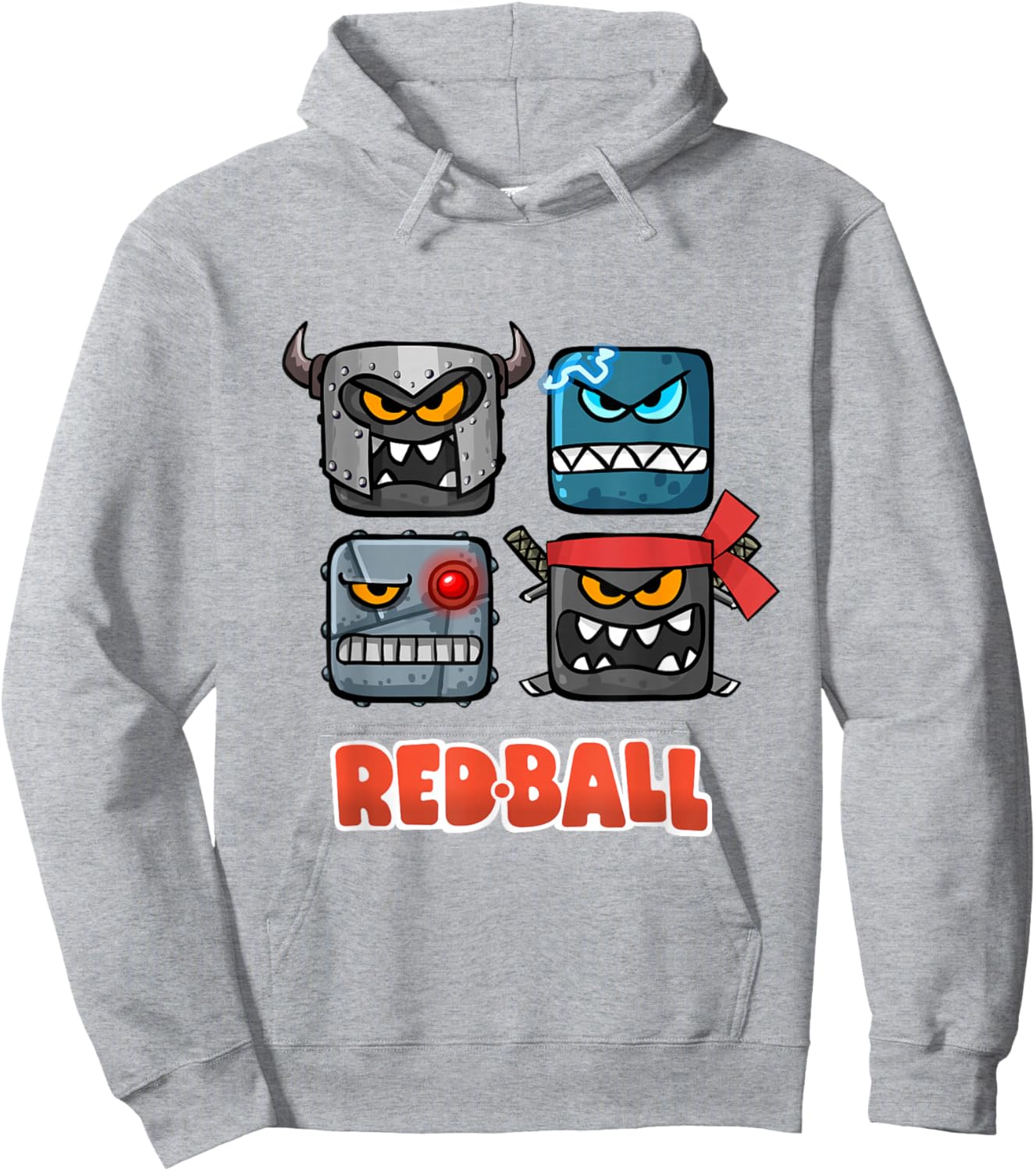 Red Ball 4 - The Bad Boxes Hoodie - Hoodie | Ash