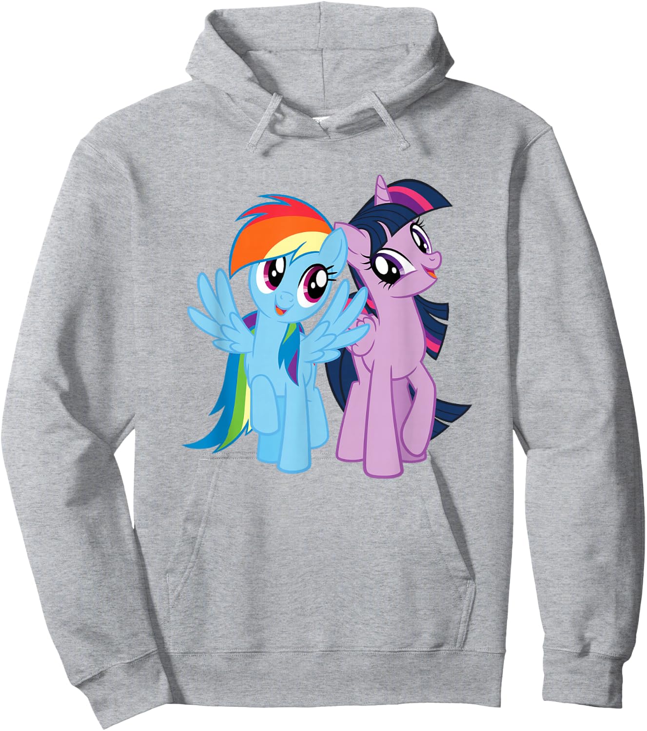 My Little Pony Rainbow Dash and Twilight Sparkle Hoodie - Hoodie | Ash