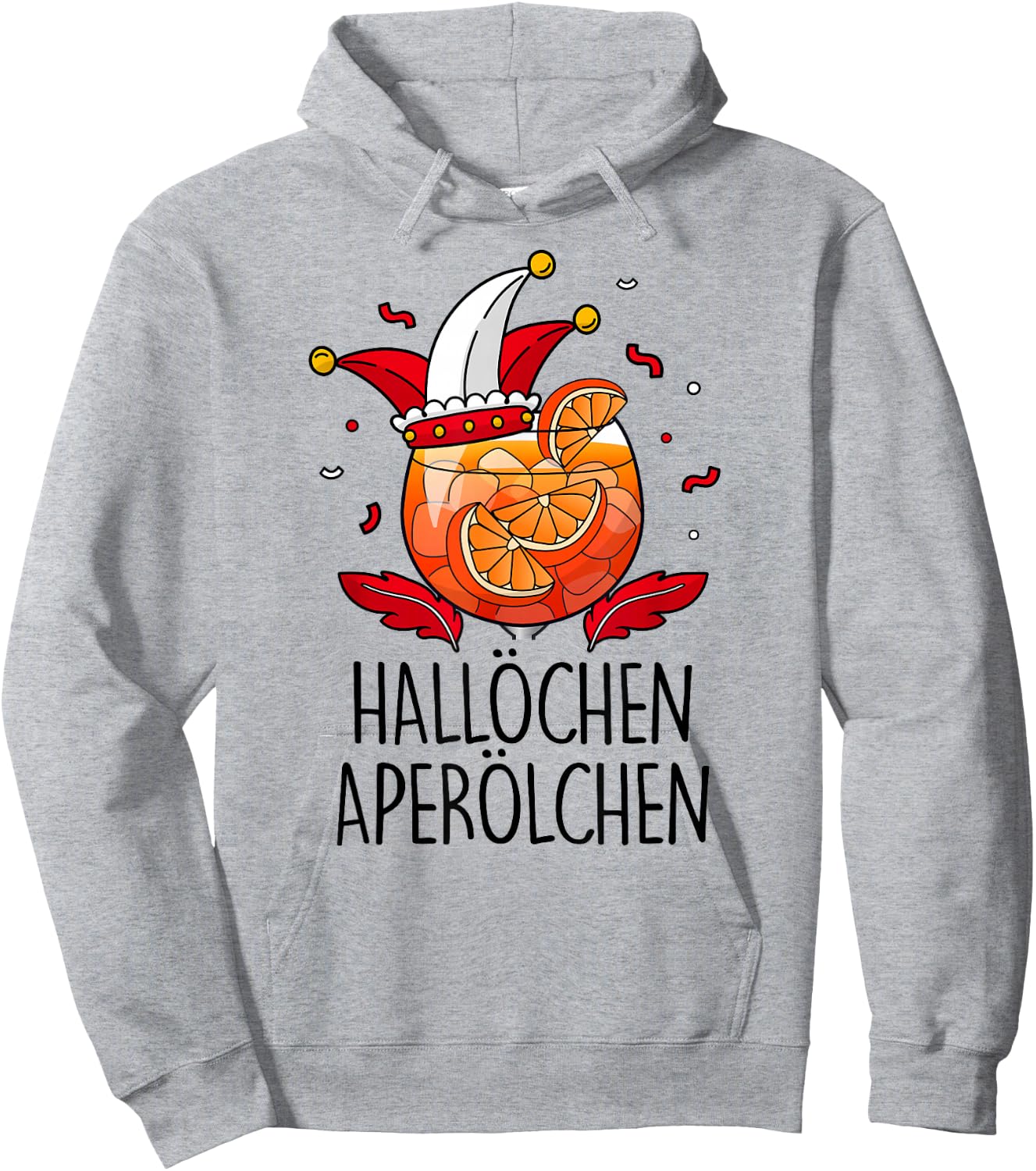 HALLÖCHEN APERÖLCHEN X Köln Carnival Fancy Dress Spray Costume , White Hoodie - Hoodie | Ash