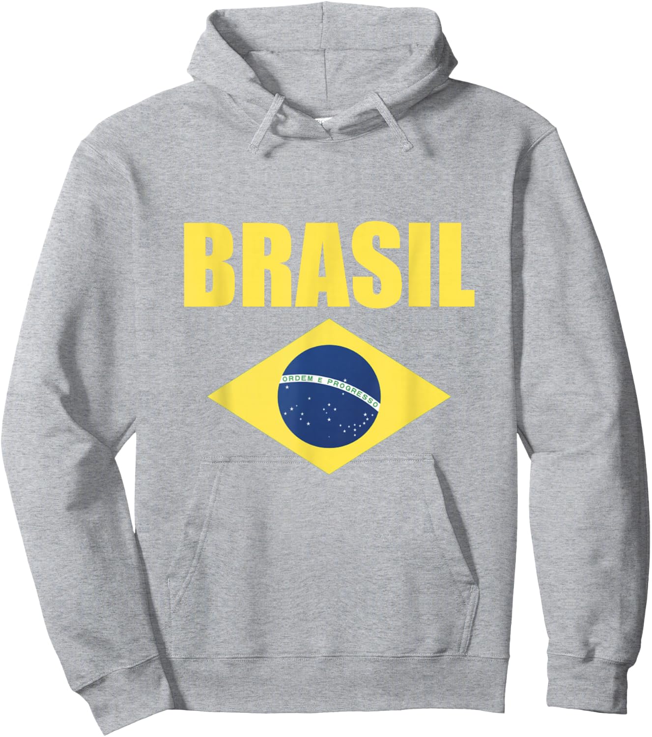 Brasil Fußball Brasilien Trikot Fanartikel Brasilien Hoodie - Hoodie | Ash
