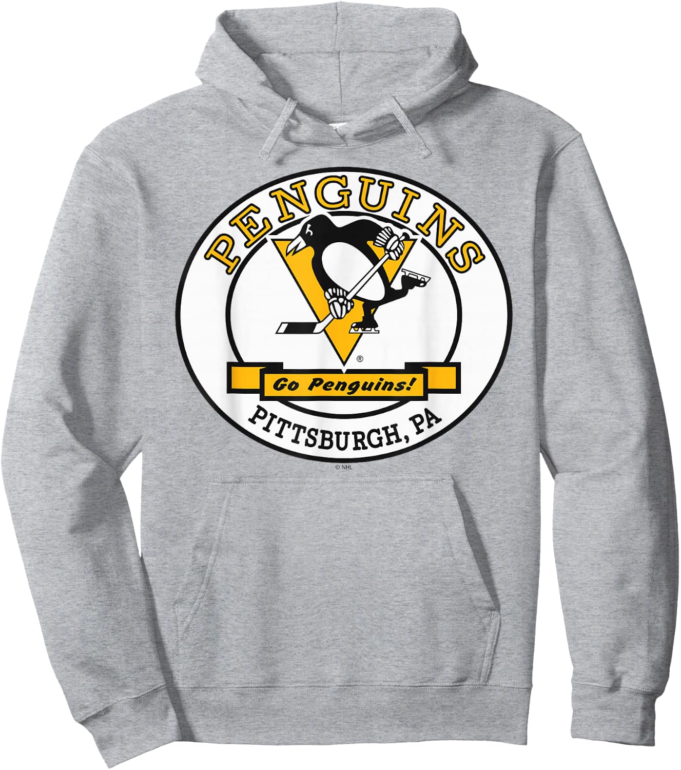 Pittsburgh Penguins Go Gray Officially Licensed Hoodie - Hoodie | Ash