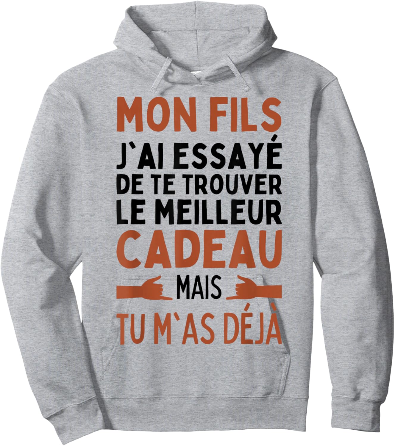 My Son I Tried To Find The Best Gifts Son , white, S Hoodie - Hoodie | Ash