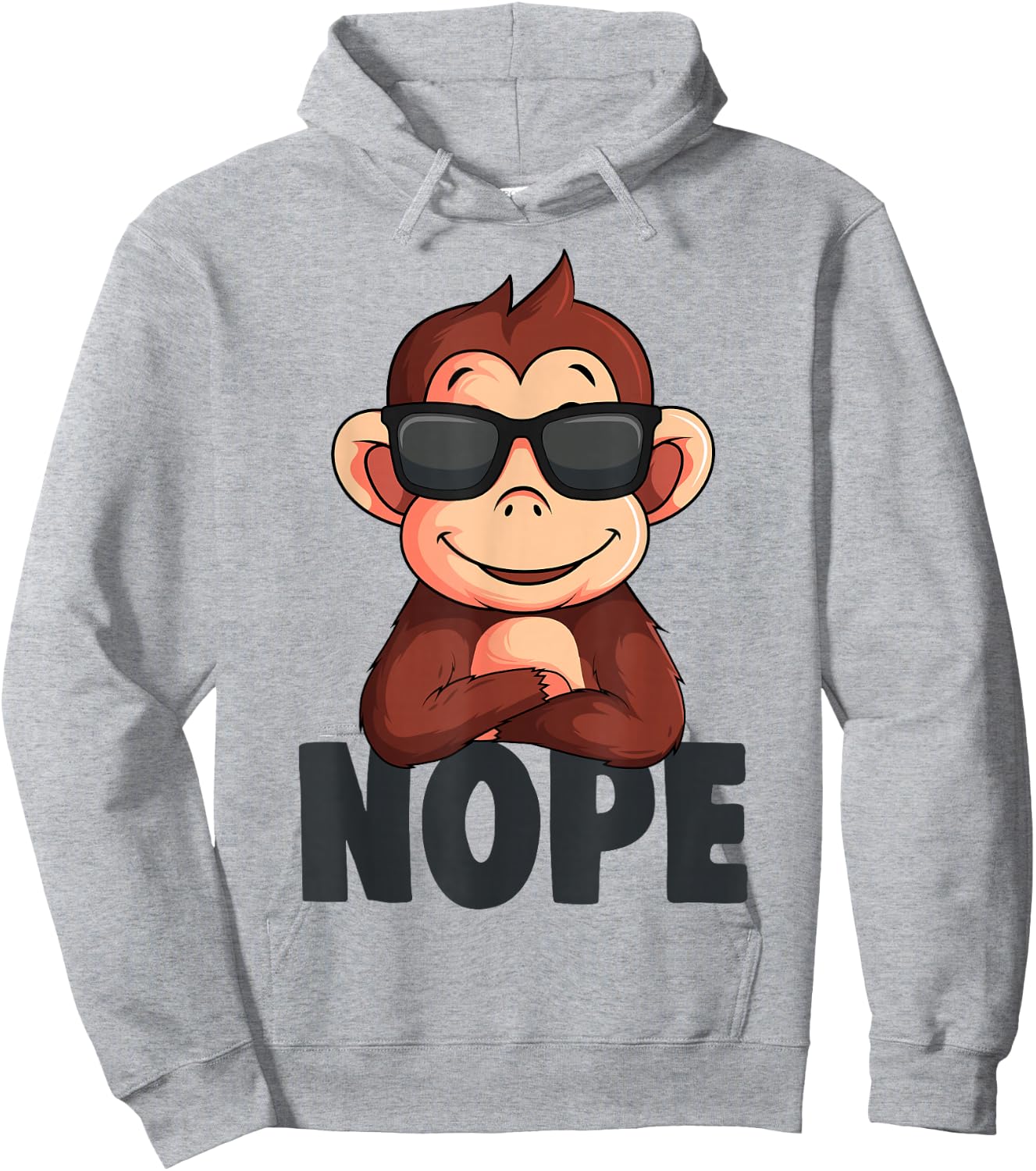Affen Jungen Mädchen Kinder Hoodie - Hoodie | Ash