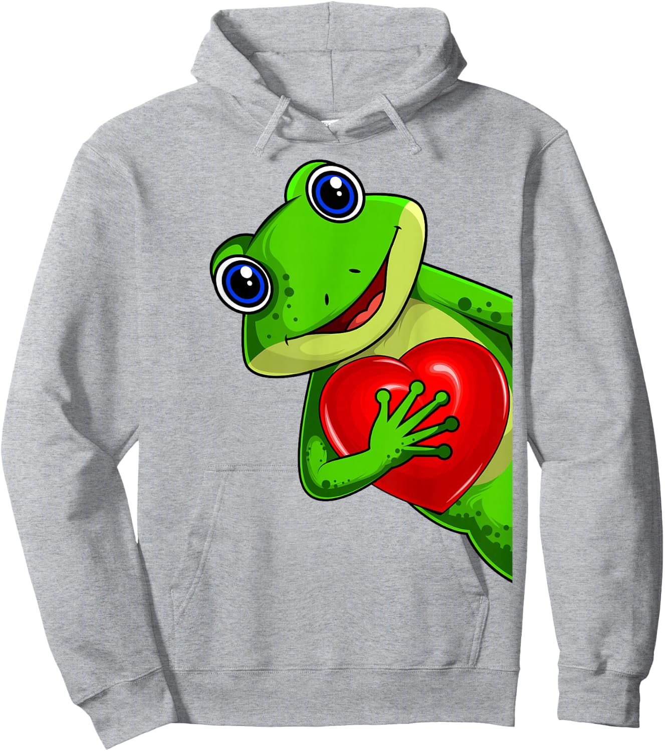 Frog Women's Girls' Children's Frog , Green Hoodie - Hoodie | Ash